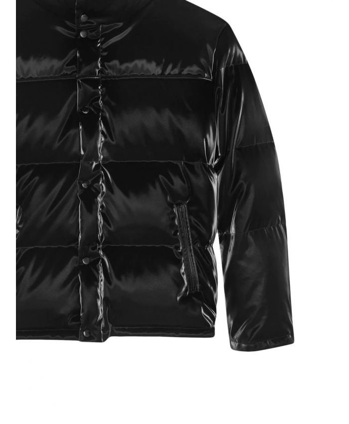 Saint Laurent Paris o1bcso1str0225 Lacquered Effect Oversized Jacket in Black Size US S / EU 44-46 / 1 - 3 Thumbnail