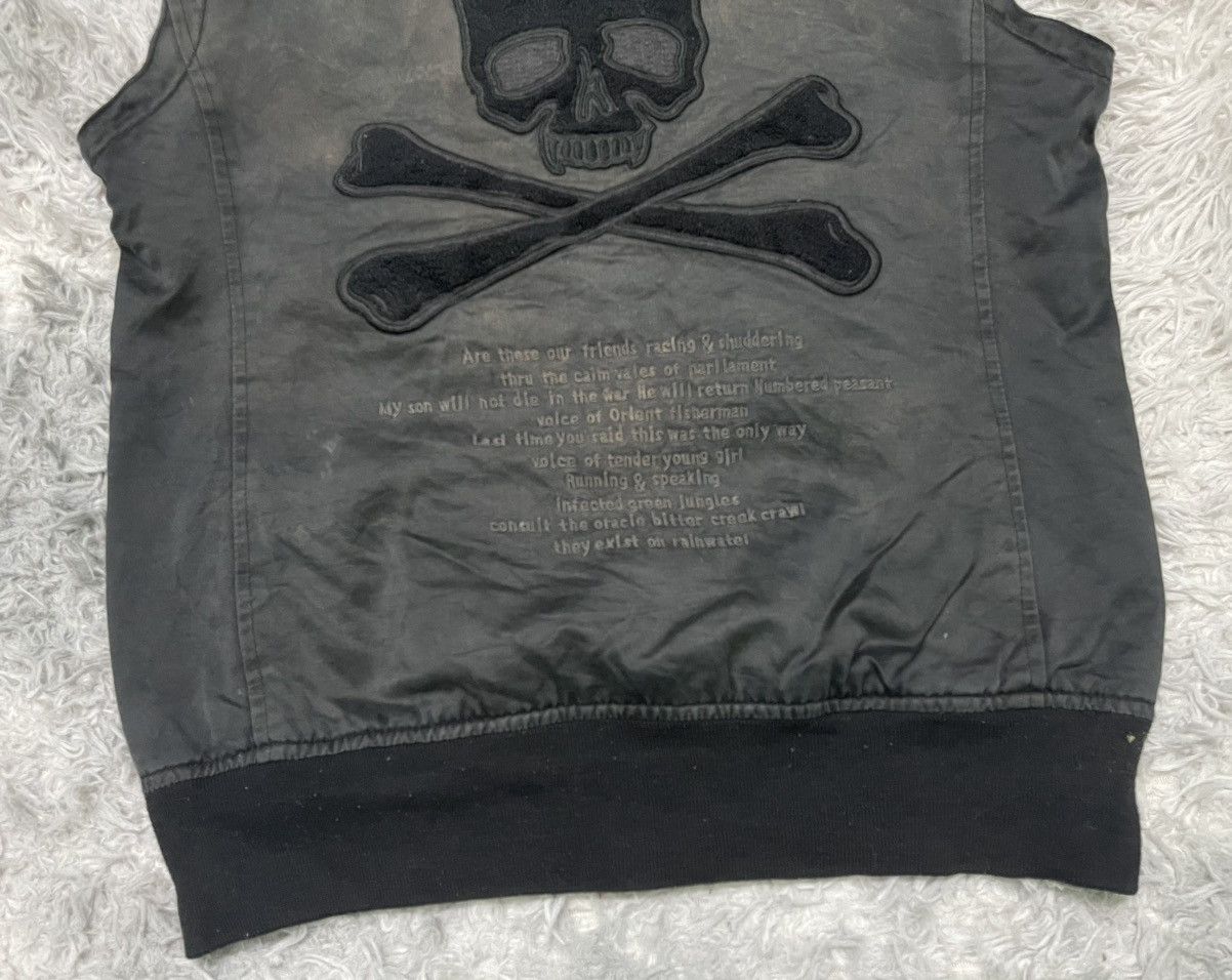 If Six Was Nine 2000s ROEN LEATHER 2 WAY JACKET EMBROIDERED LOGO DISTRESSED Size US S / EU 44-46 / 1 - 15 Thumbnail