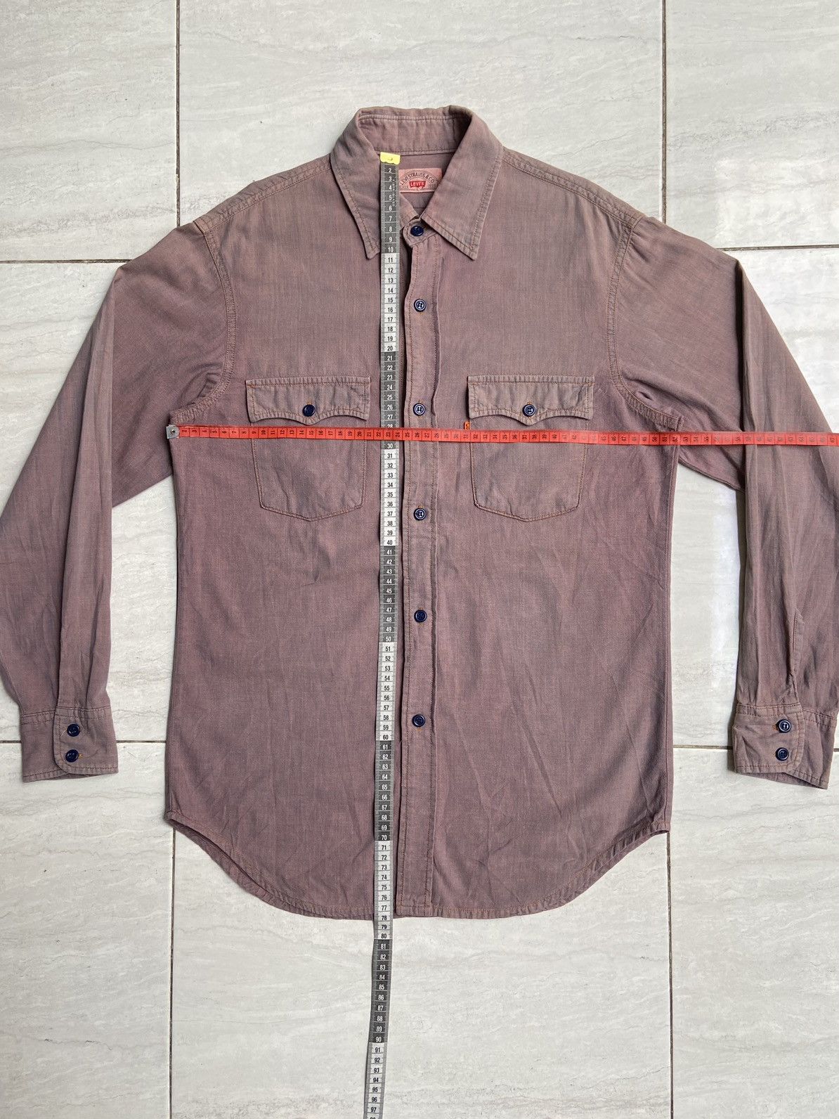 Levi's LEVI’STRAUSS & CO Orange Tab Shirt Size US S / EU 44-46 / 1 - 2 Thumbnail