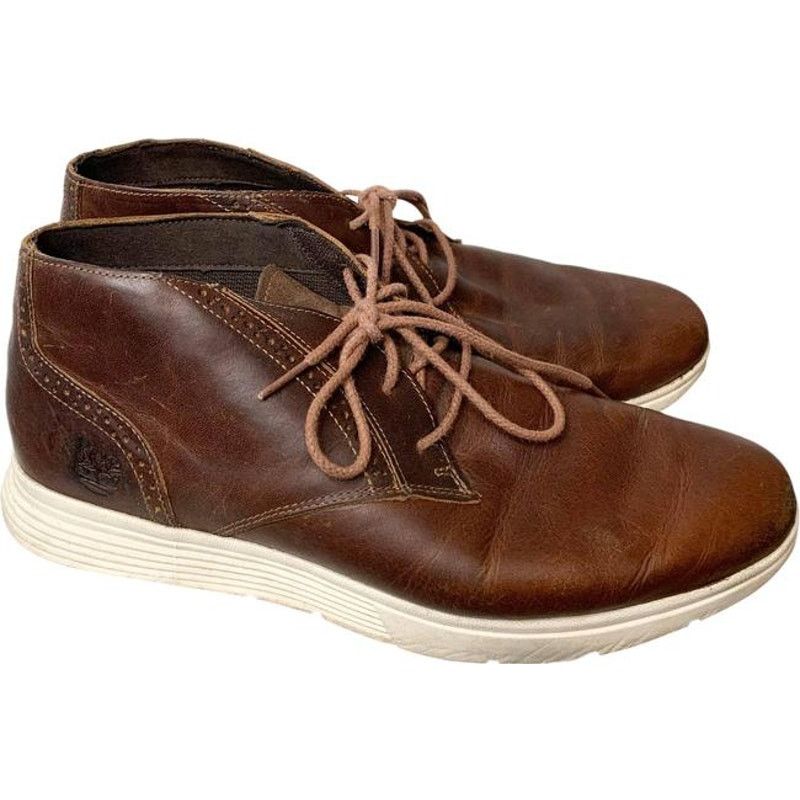 Timberland Timberland Brown Leather Men's Oxford Shoes Size 9 Size US 9 / EU 42 - 1 Thumbnail