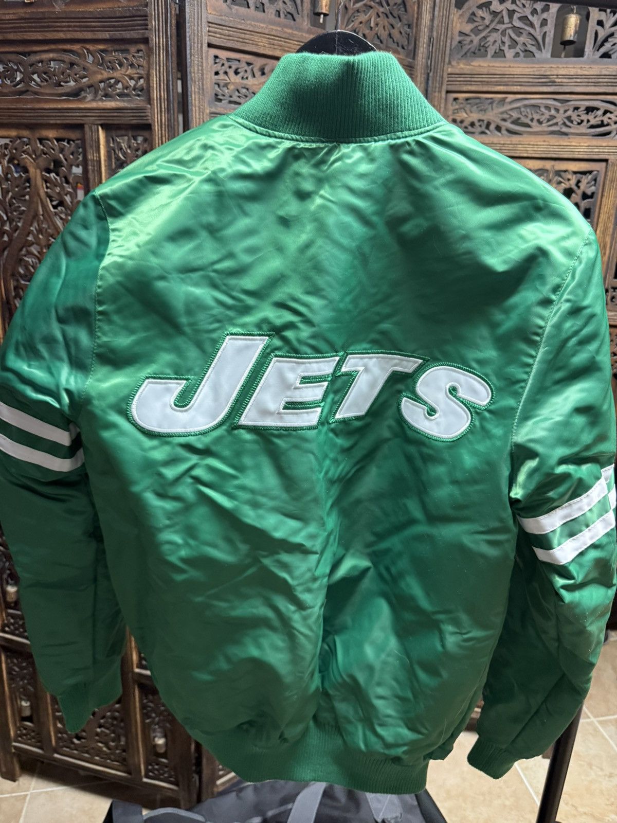 Starter New York Jets Starter Bomber Jacket Size US S / EU 44-46 / 1 - 2 Thumbnail