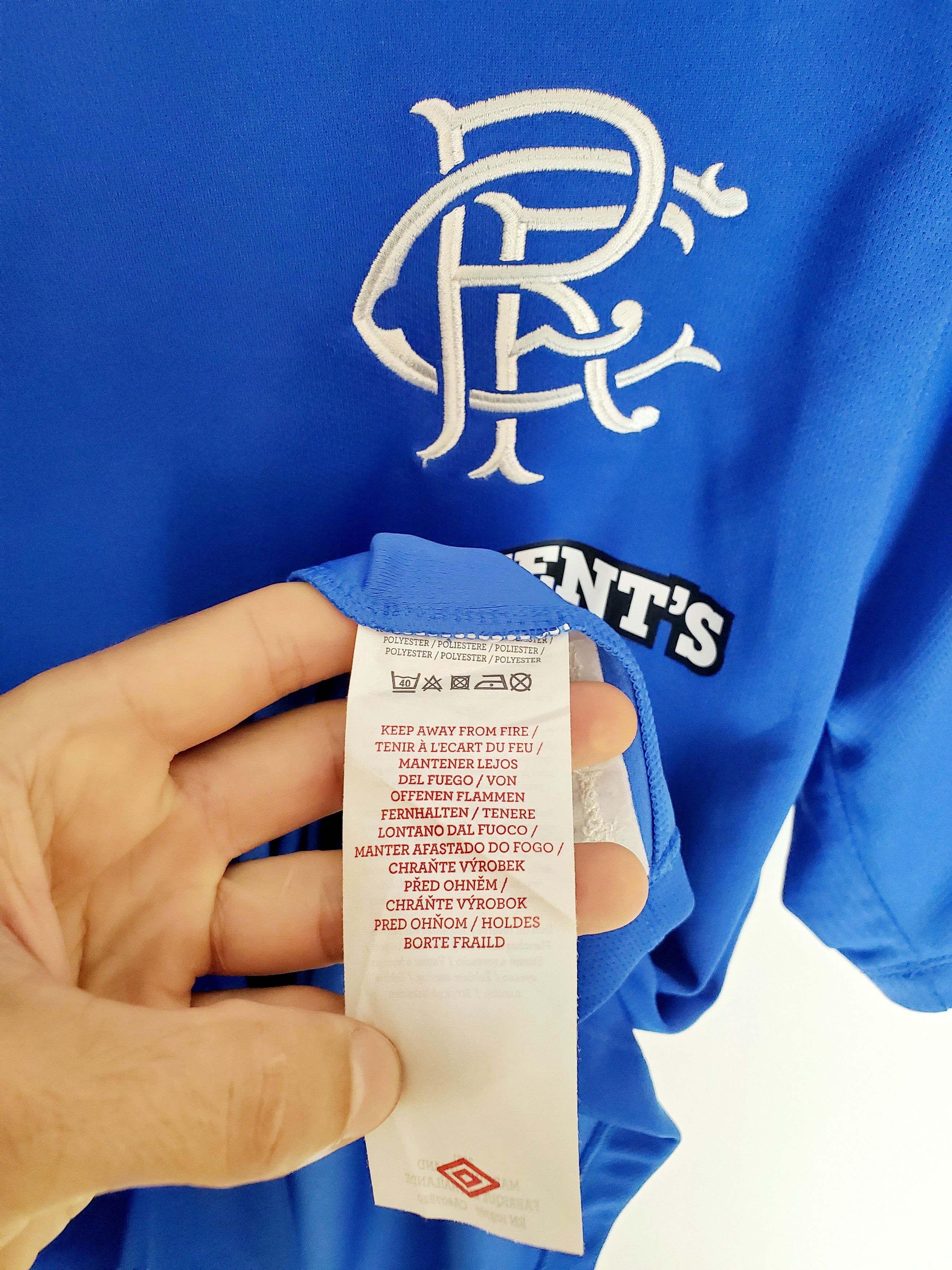 Umbro UMBRO GLASGOW RANGERS 2012/2013 SCOTLAND SOCCER JERSEY SIZ L Size US L / EU 52-54 / 3 - 4 Thumbnail