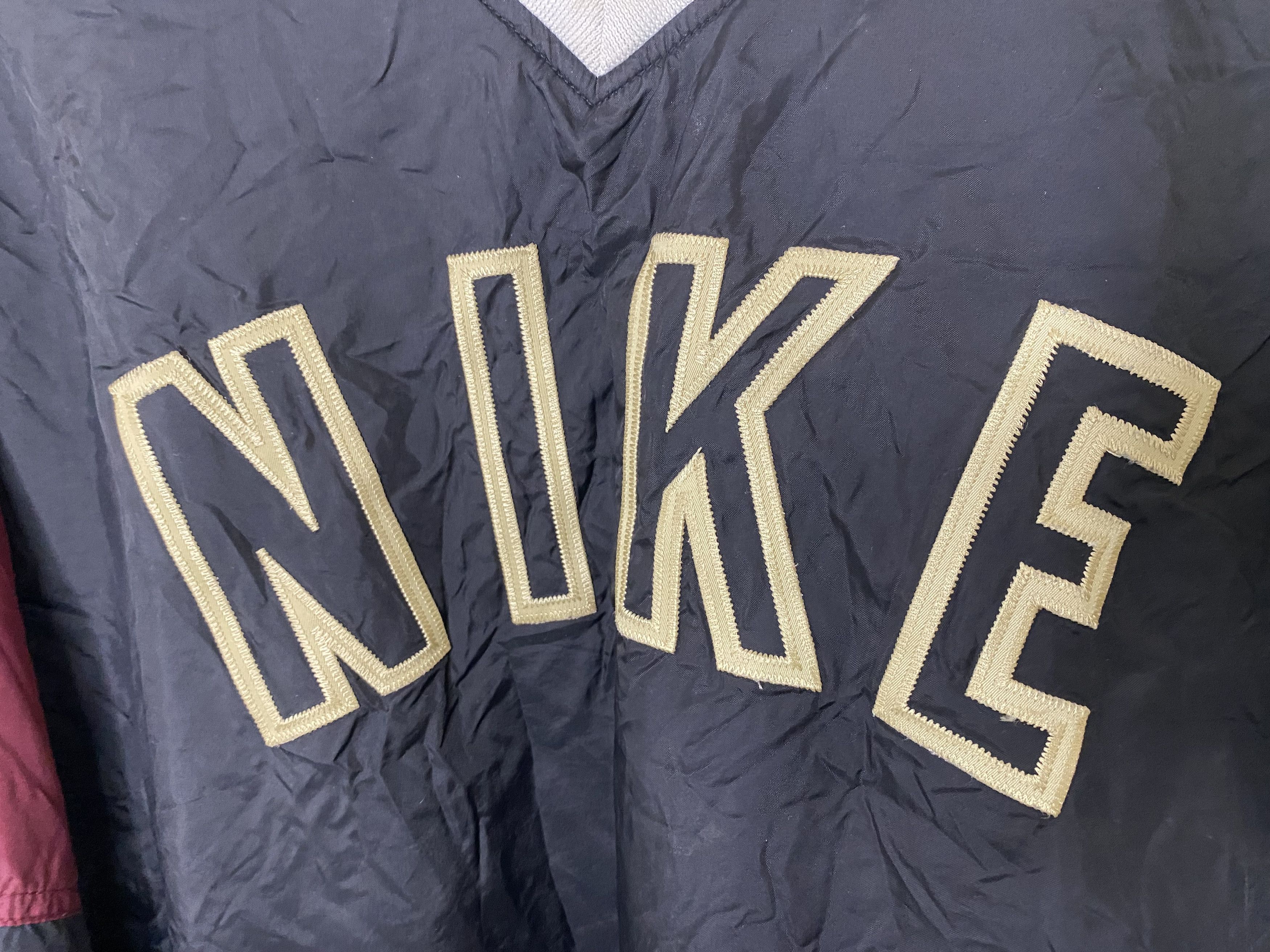 Nike VINTAGE 90’S NIKE PULLOVER WINDBREAKER FRONT POCKETS MENS Size US L / EU 52-54 / 3 - 4 Thumbnail