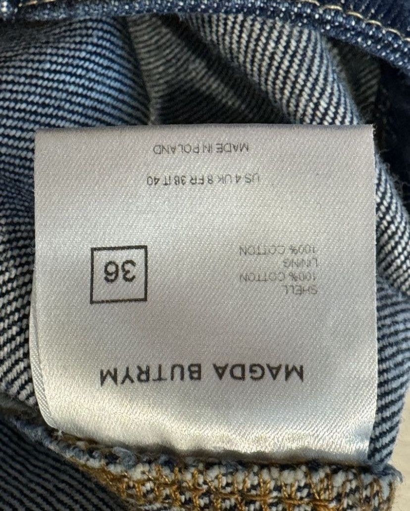 Magda Butrym MAGDA BUTRYM Toteness pleated high-rise tapered jeans Size 25" / US 0 / IT 36 - 5 Thumbnail