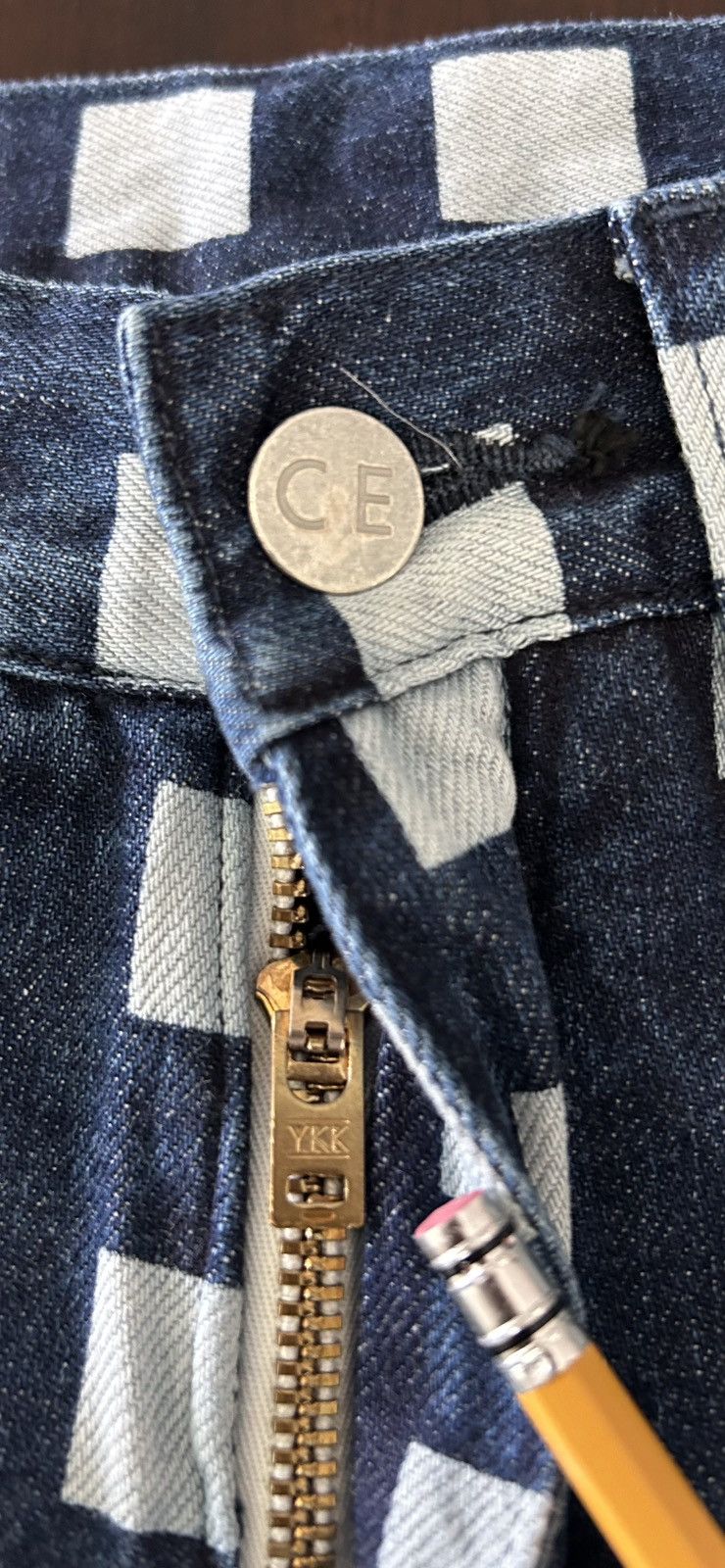 Cav Empt × Japanese Brand 1994 SQ DOT Denim Pants Blue Size US 32 / EU 48 - 4 Thumbnail