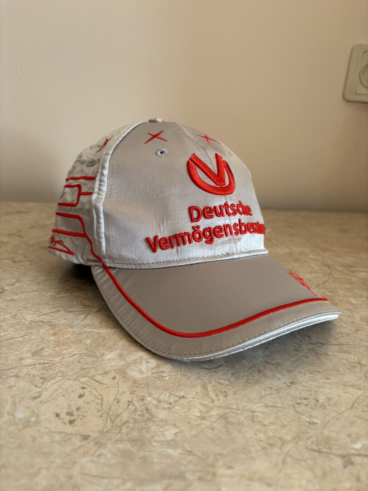 Ferrari Vintage Ferrari Michael Schumacher hype y2k racing style cap Size ONE SIZE - 2 Thumbnail
