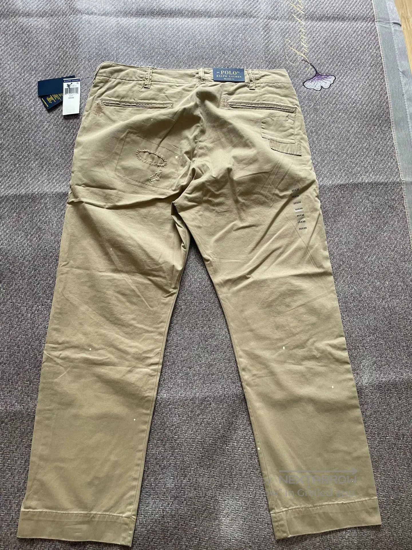 Polo Ralph Lauren Ralph Lauren Patchwork Distressed Pants. Size US 35 - 5 Thumbnail
