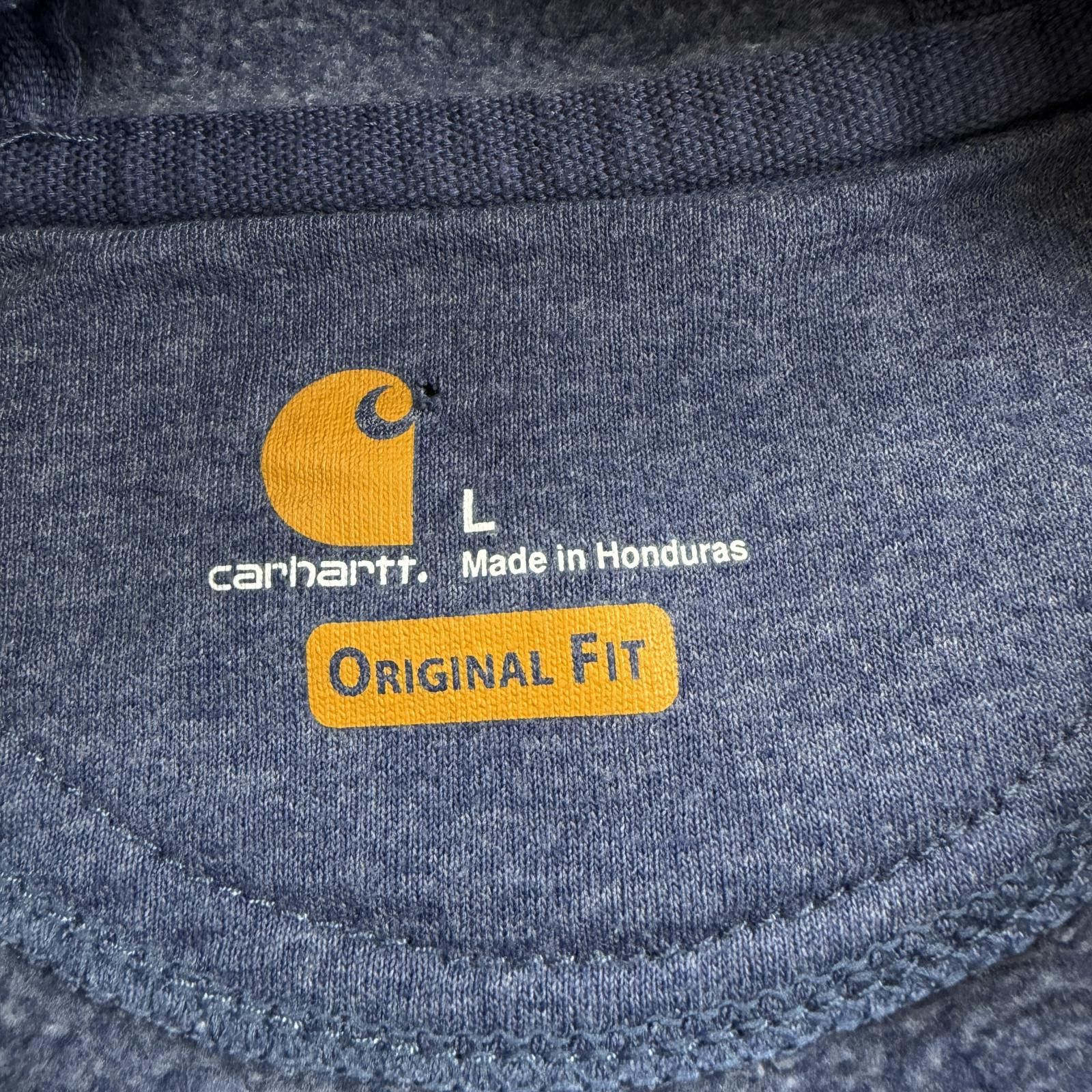Carhartt Carhartt K288 Midweight Hoodie Men L Blue Original Fit Work Size US L / EU 52-54 / 3 - 4 Thumbnail