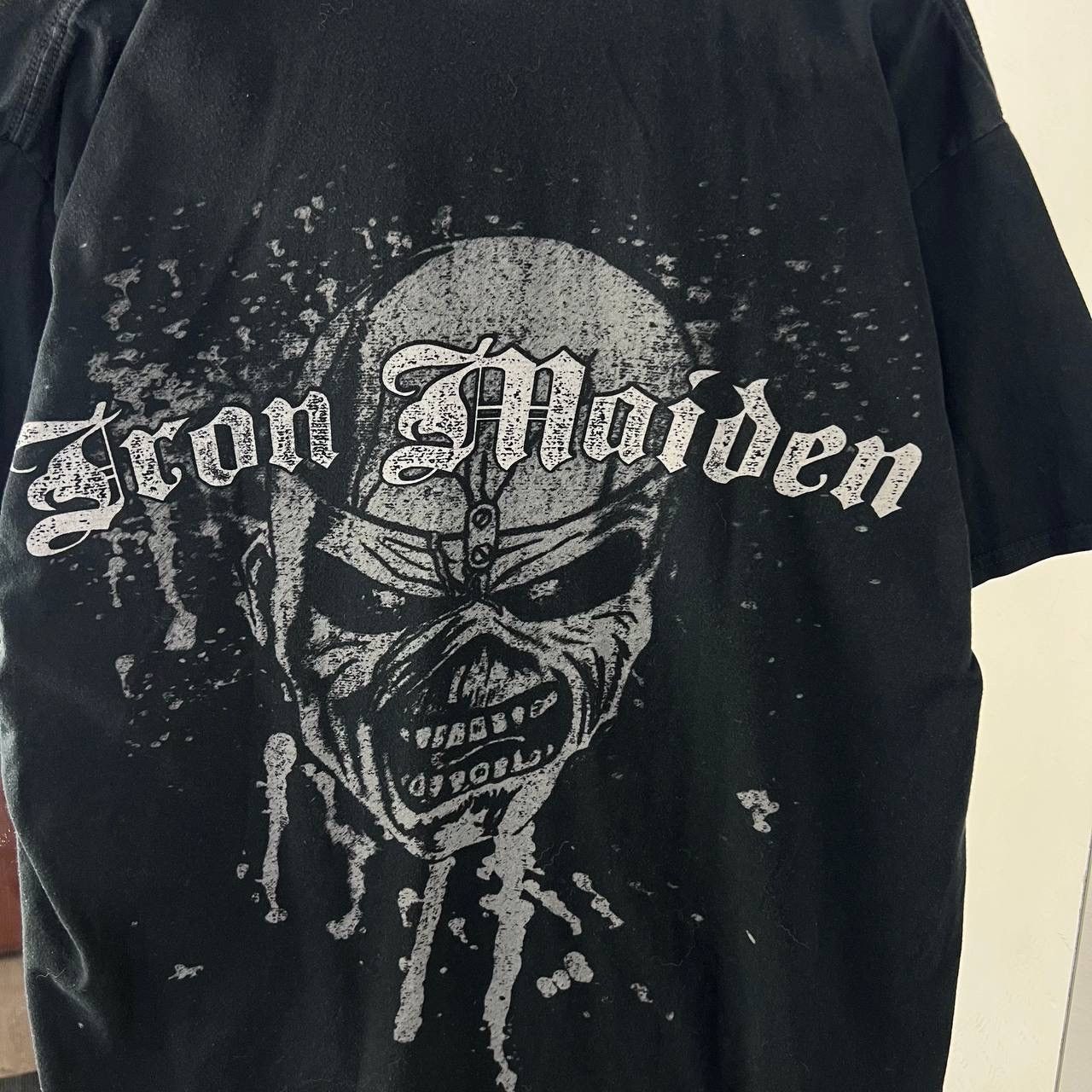 Iron Maiden Vintage Y2K Iron Maiden Skull Logo Rock Band T-Shirt Size US XL / EU 56 / 4 - 7 Thumbnail