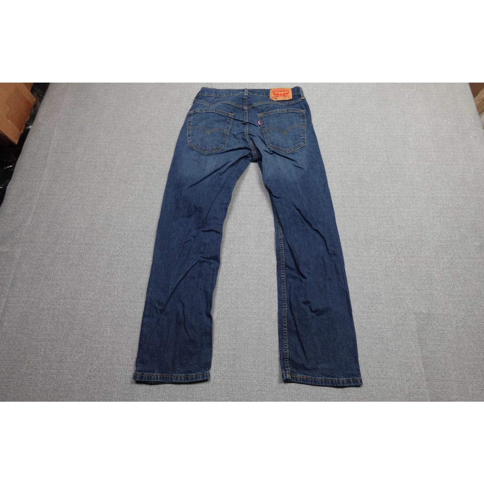 Levi's Levi's 559 Relaxed Straight Jeans Mens 30x30 Blue Medium Wash Denim Stretch Size US 30 / EU 46 - 4 Thumbnail