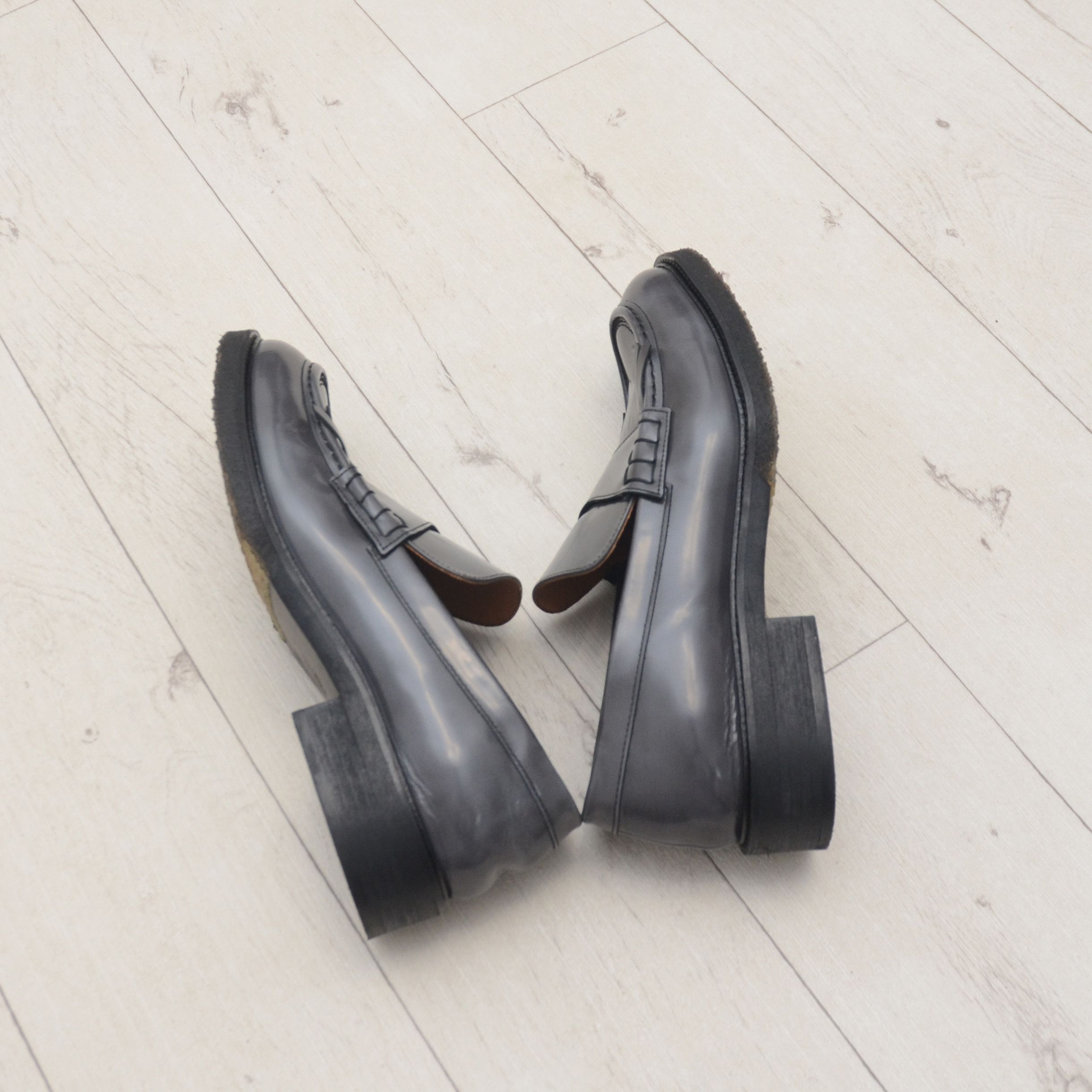 Billi Bi Billi Bi Copenhagen EU 42 Leather Loafers Slip-On Shoes Size US 12 / IT 42 - 16 Thumbnail