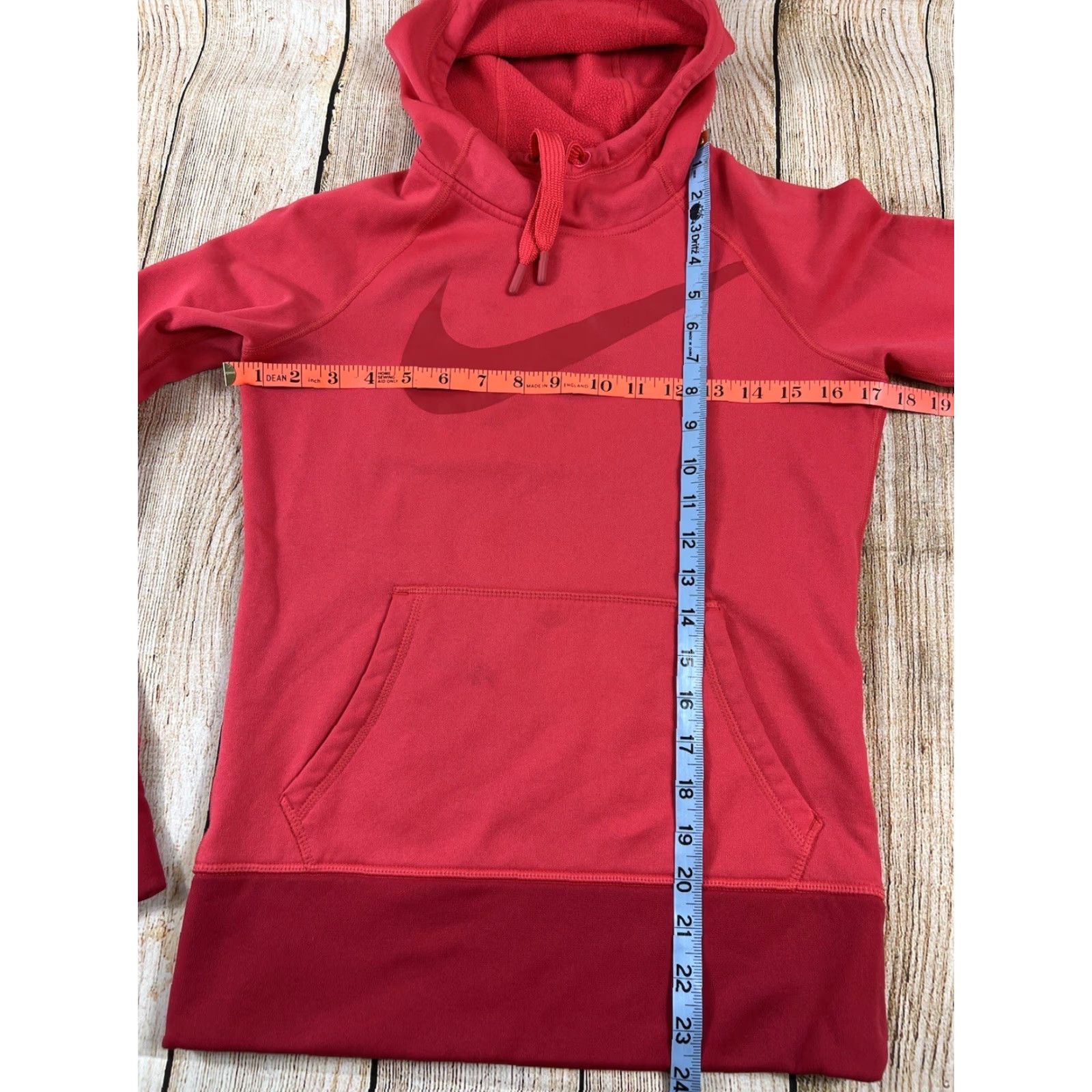 Nike VINTAGE Womens Nike Therma Pullover Hoodie XS Pink Womens XS Pink Nike Therma Pullover Hoodie Sport Activewear Girls/ Womens Size XS / US 0-2 / IT 36-38 - 4 Thumbnail