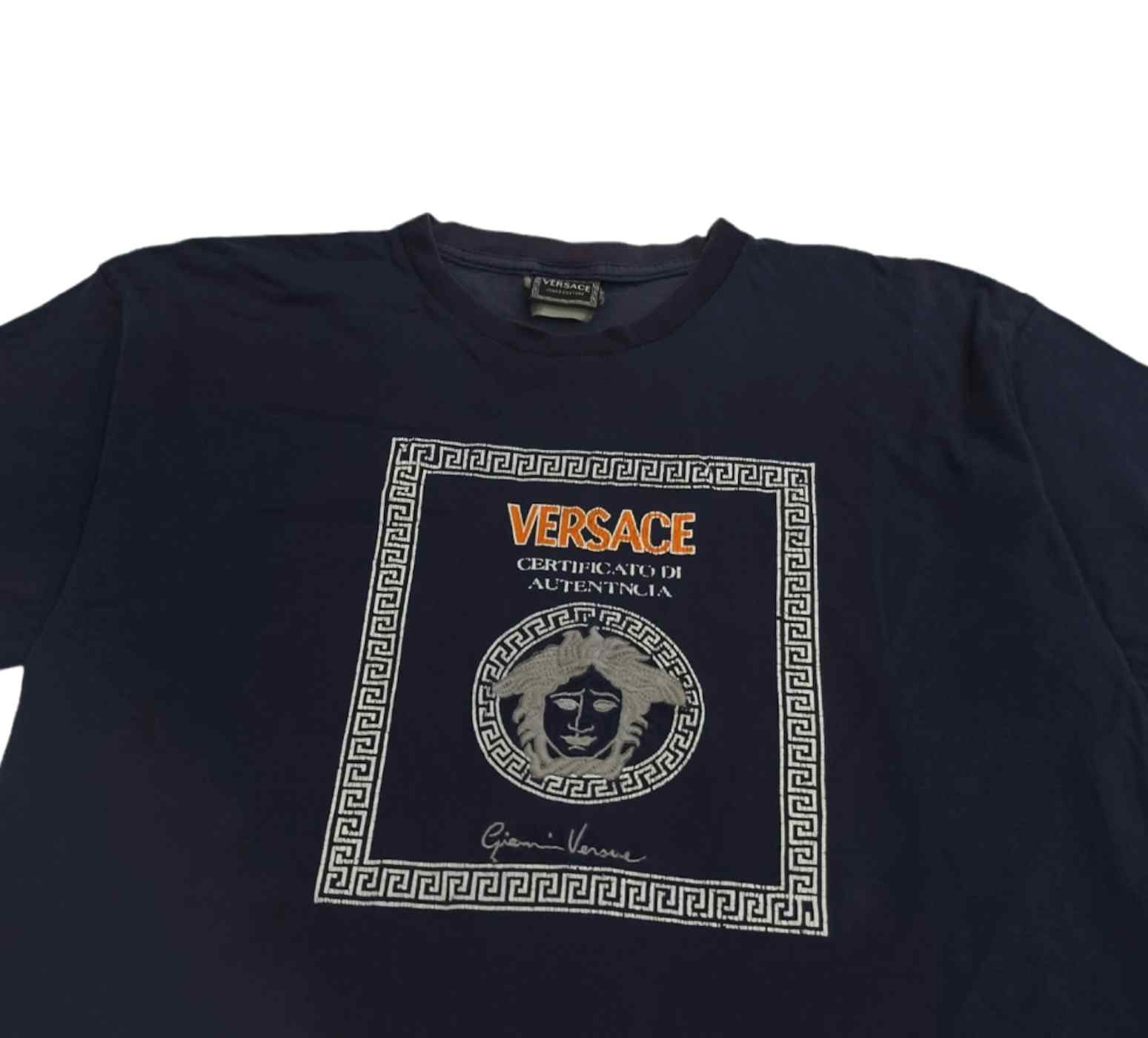 Versace Rare! Vintage Versace Jeans Couture Gianni Versace Signature Size US L / EU 52-54 / 3 - 4 Thumbnail