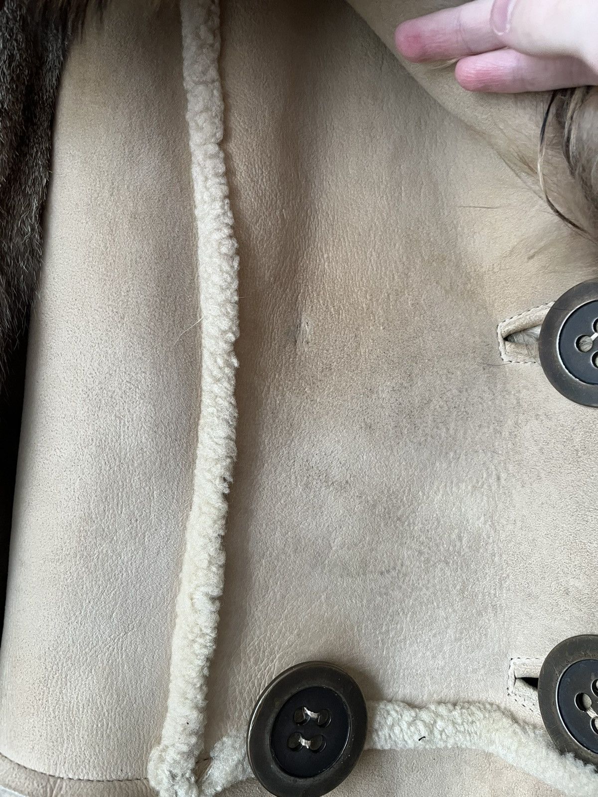 Dolce & Gabbana × Vintage Dolce & Gabbana Shearling Coat Size M / US 6-8 / IT 42-44 - 8 Thumbnail