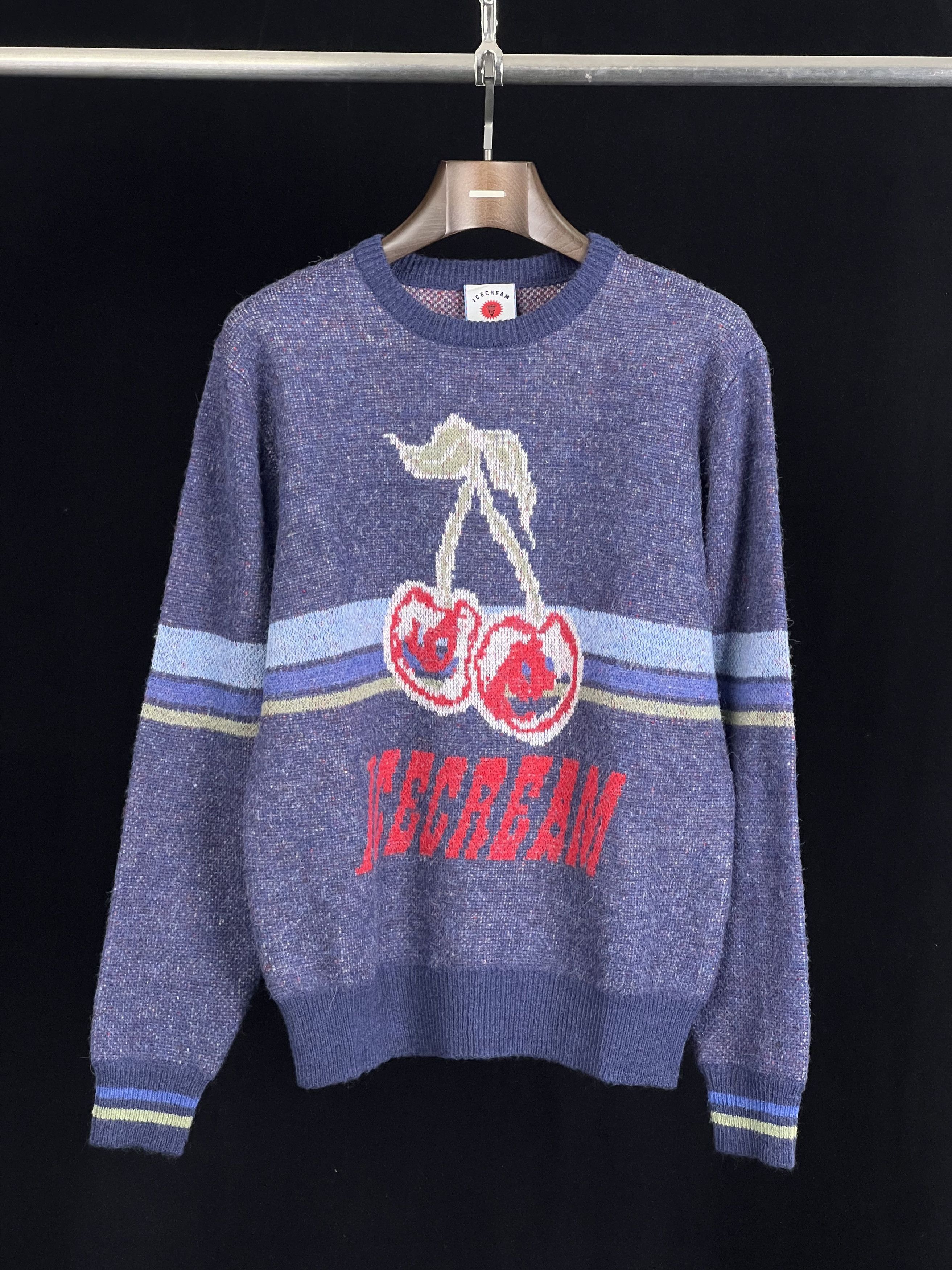 Icecream Brand New Logo-print Knitted Sweatshirt Size M Size US M / EU 48-50 / 2 - 1 Thumbnail