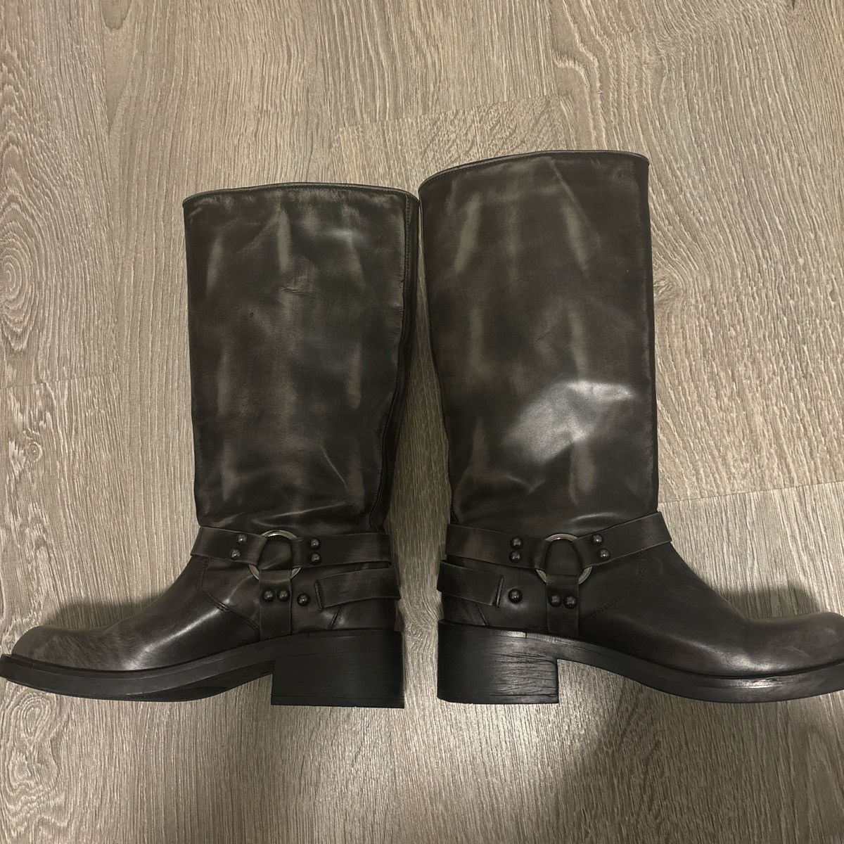 Steve Madden Steven madden rockyy black letter boots Size US 8 / IT 38 - 2 Thumbnail