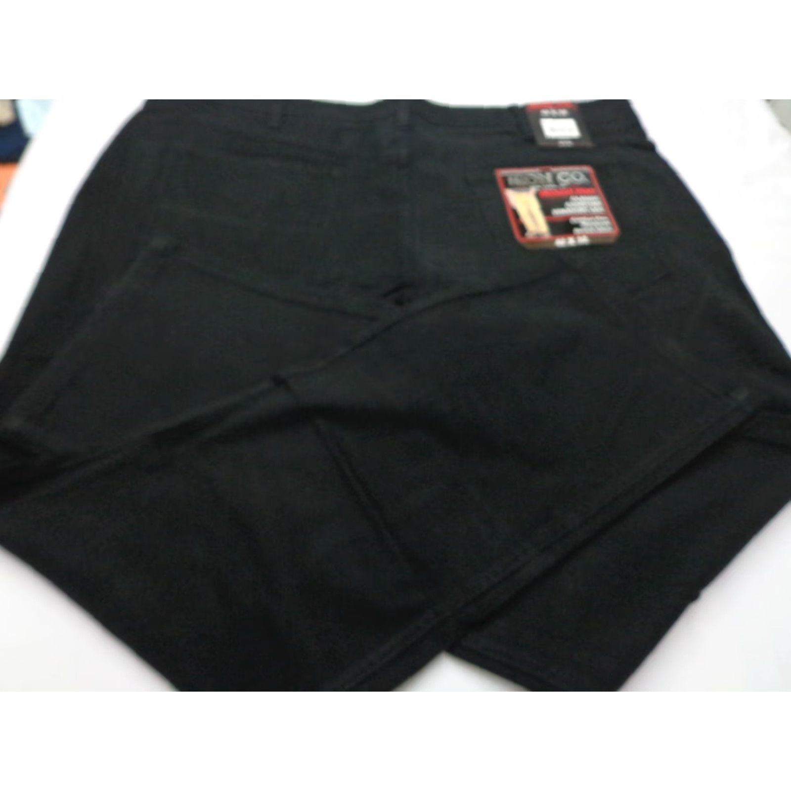 Vintage Iron Co. Men's Patriot Pants Chino Pants Flat Front Straight 42 x 32 Black Modern Comfort Fit Regular Warm Winter Spring Summer Fall Size US 42 / EU 58 - 6 Thumbnail