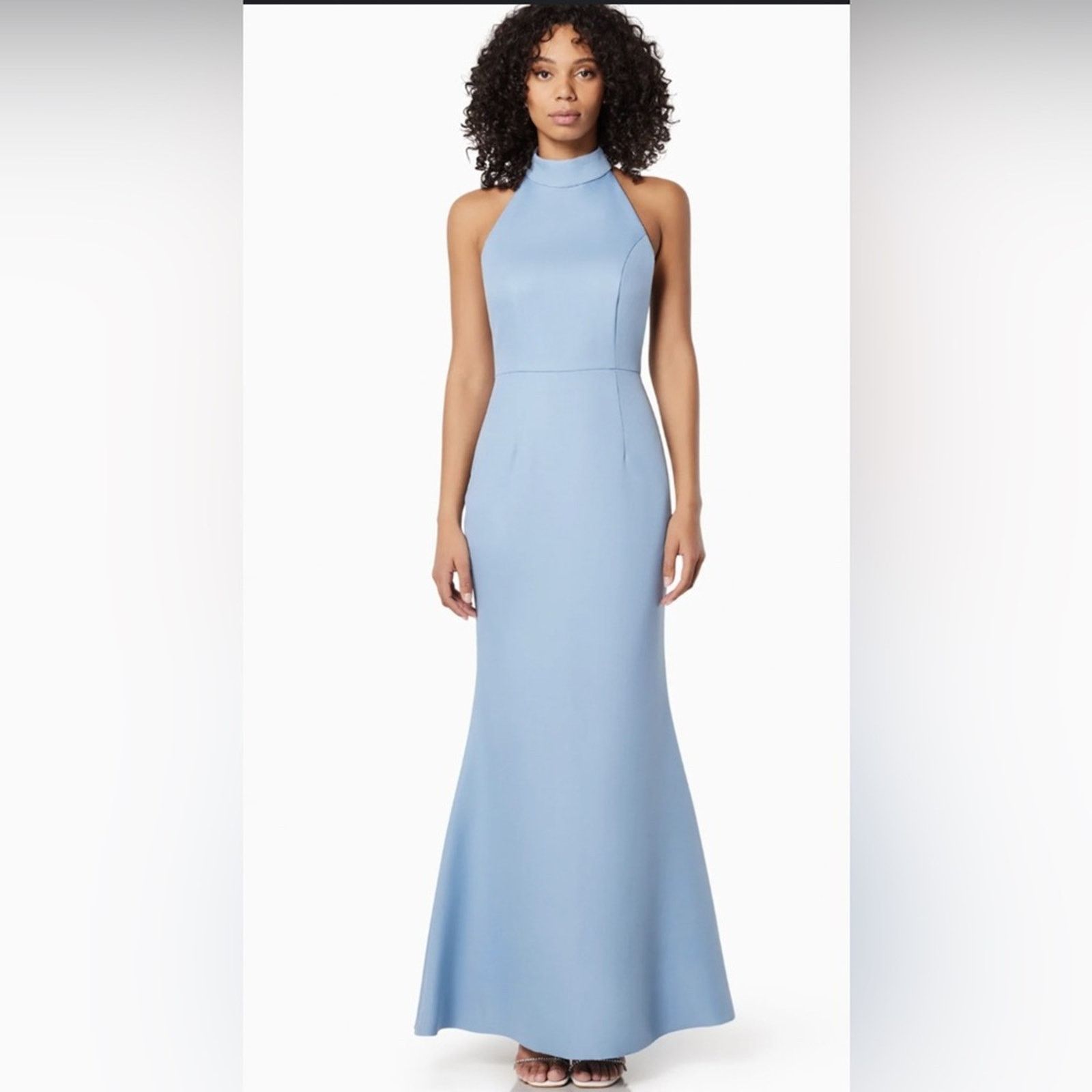 ELLIATT NWT Elliatt $199 Blue Halter Neckline Dress Size S Size S / US 4 / IT 40 - 1 Thumbnail