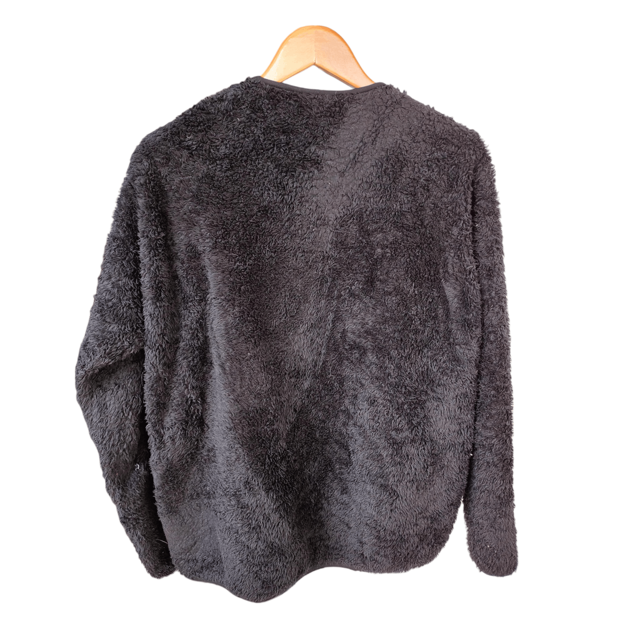 Japanese Brand × Uniqlo × Vintage Uniqlo Men's Black Sweater Vintage Minimalist Streetwear Size US L / EU 52-54 / 3 - 11 Thumbnail