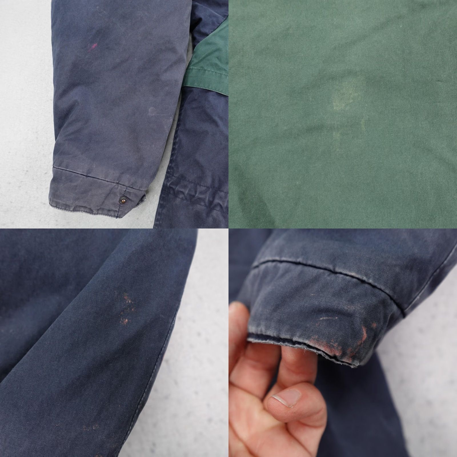 Polo Ralph Lauren VINTAGE Polo Ralph Lauren Jacket XL Parka Blue Hi Tech Fleece Lined Cotton Polyester Water Resistant 90s Mens Size US XL / EU 56 / 4 - 8 Thumbnail
