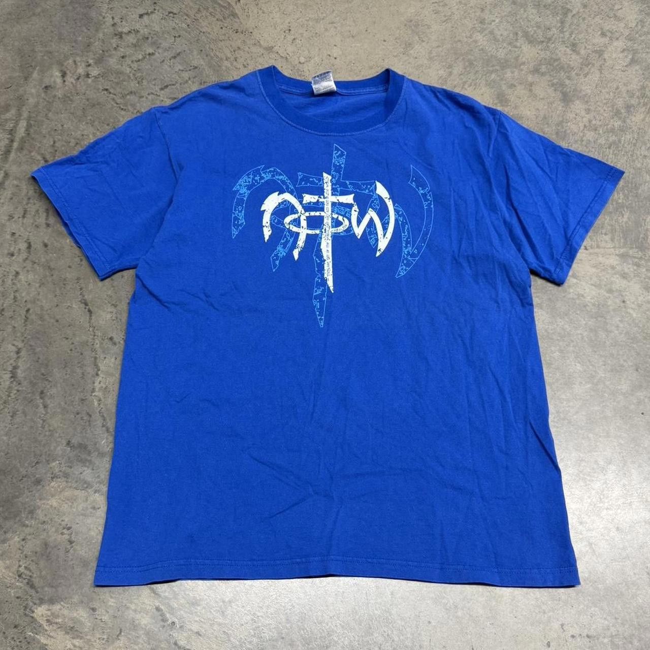 Fruit Of The Loom × Vintage Vintage Y2K Not Of This World Tribal T-Shirt Size US L / EU 52-54 / 3 - 1 Thumbnail