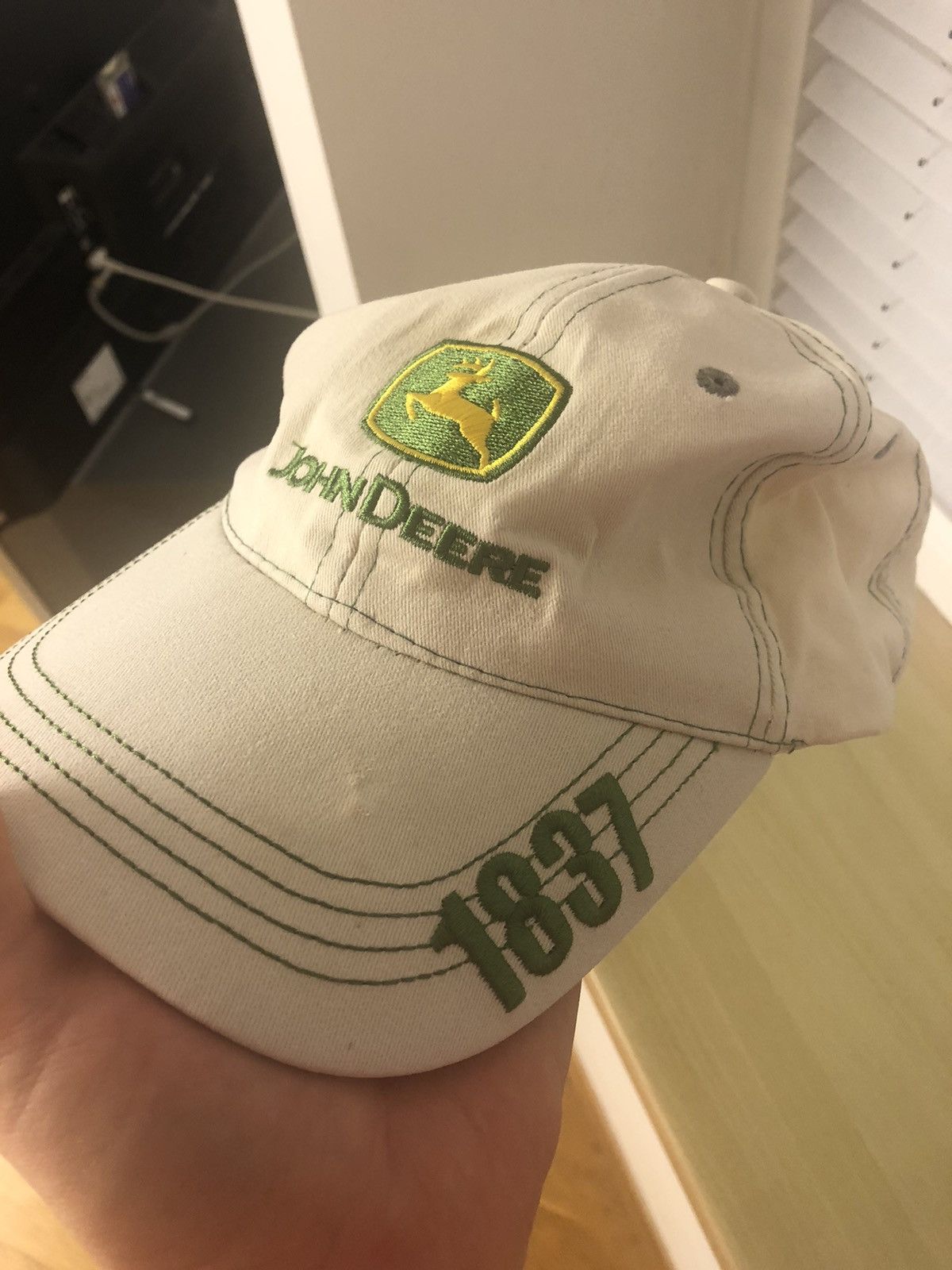 John Deere × Vintage JOHN DEERE CLASSIC LOGO VINTAGE HAT CAP Size ONE SIZE - 4 Thumbnail