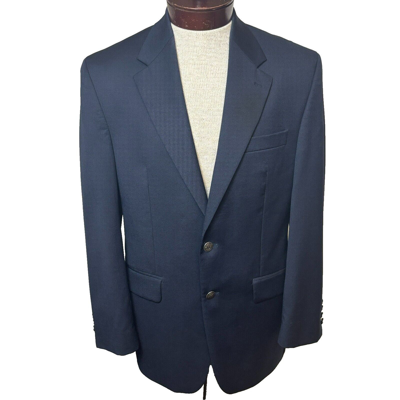 Michael Kors Michael Kors Men's 38R Sport Coat Blazer Navy Wool Suit Jack Size 38R - 1 Thumbnail