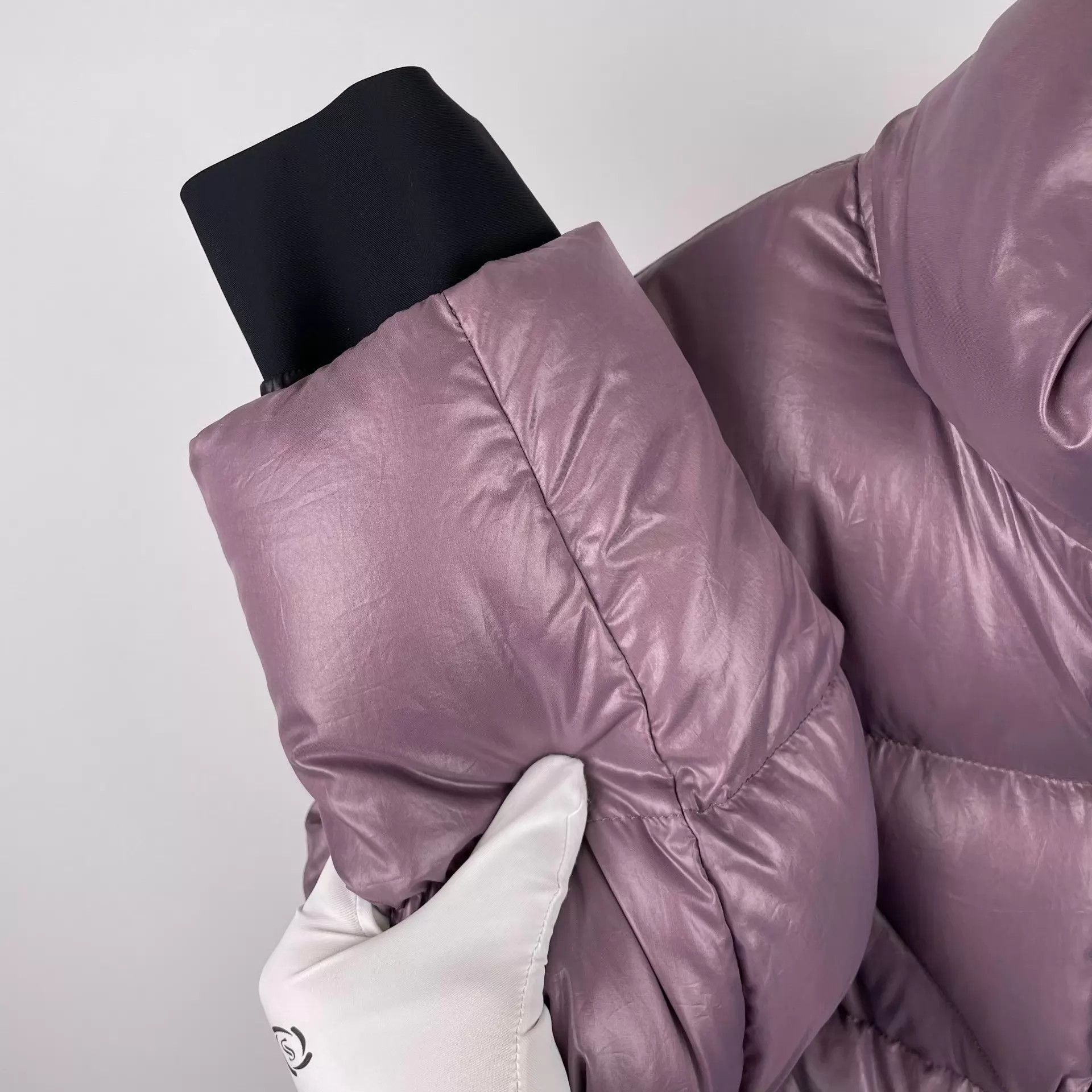 Moncler Moncler Short Down Puffer Jacket Purple Size 1 Size S / US 4 / IT 40 - 9 Thumbnail