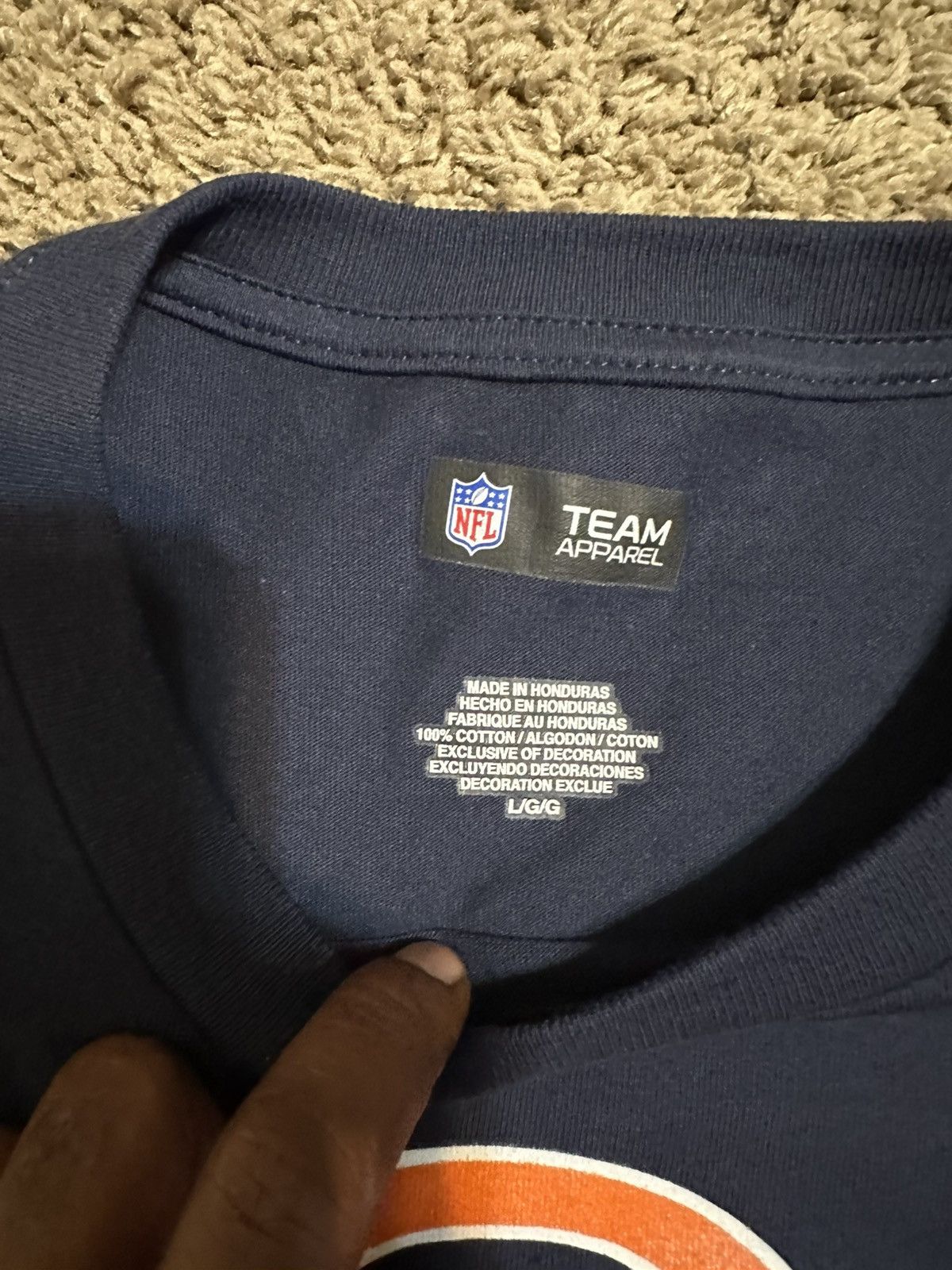 NFL Vintage NFL Chicago Bears “triple blue” 00s size large Size US L / EU 52-54 / 3 - 3 Thumbnail