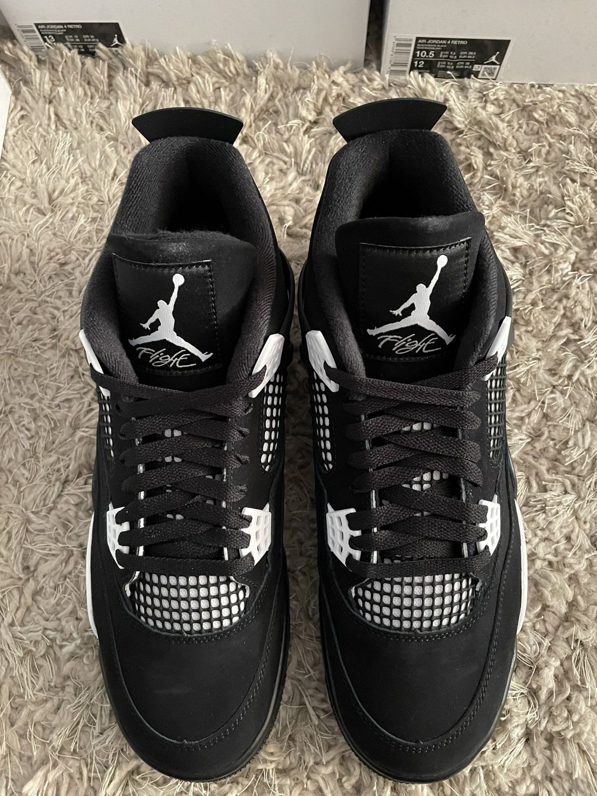Jordan Brand Jordan 4 White Thunder Size US 11.5 / EU 44-45 - 5 Thumbnail