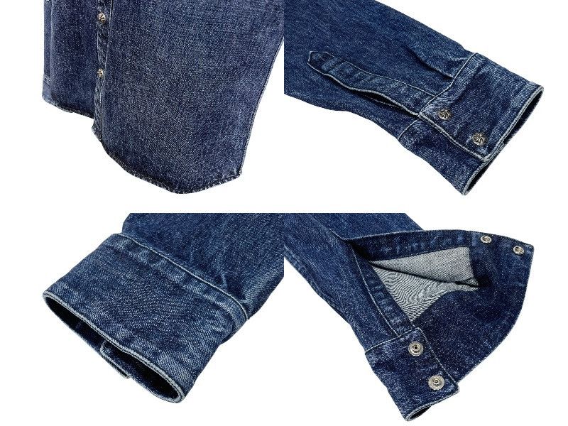 Chrome Hearts Chrome Hearts Cross Patch Denim Jacket Size US XL / EU 56 / 4 - 7 Thumbnail