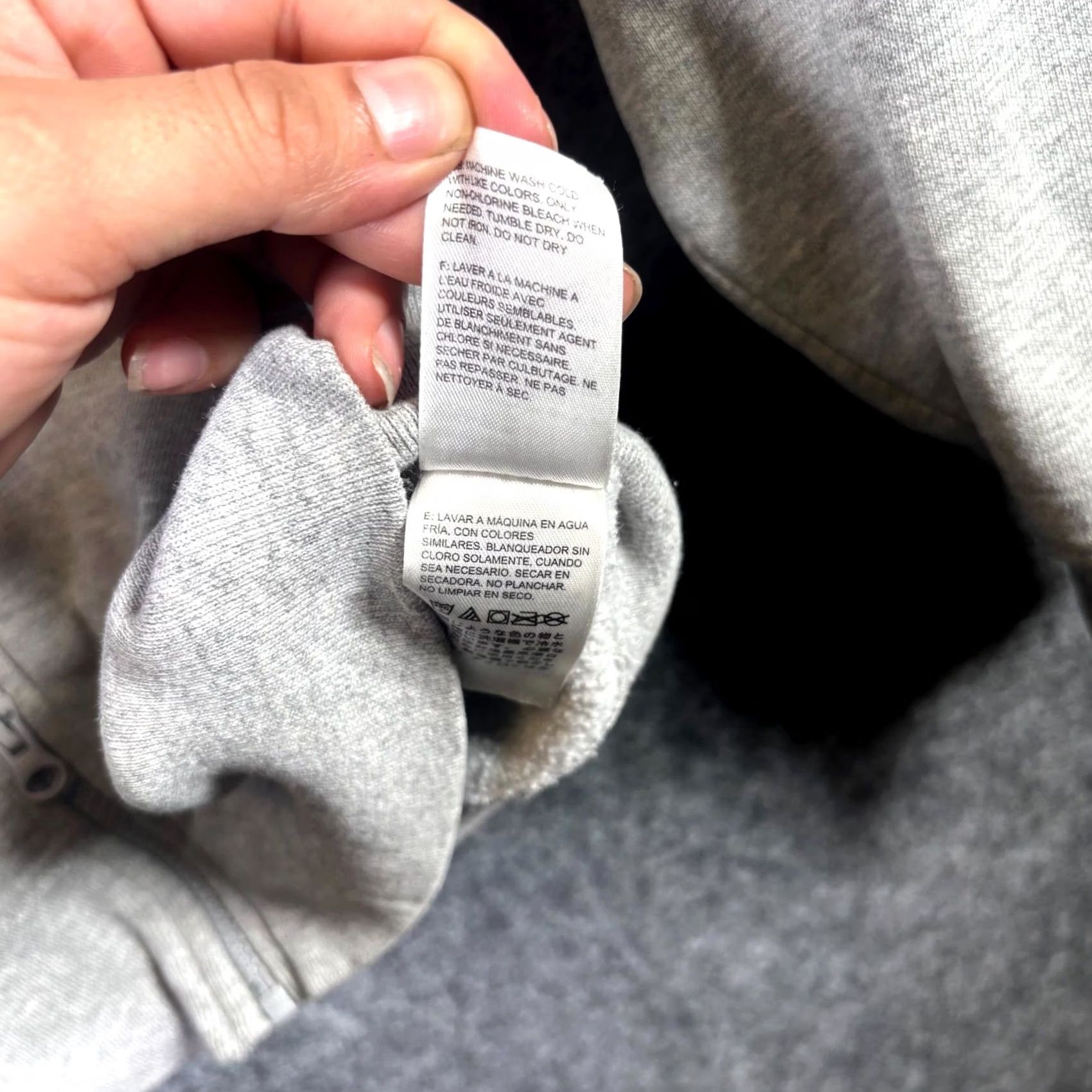 The North Face The North Face Hoodie Mens M Gray Polyester Full-Zip Sweatshirt Size US M / EU 48-50 / 2 - 5 Thumbnail