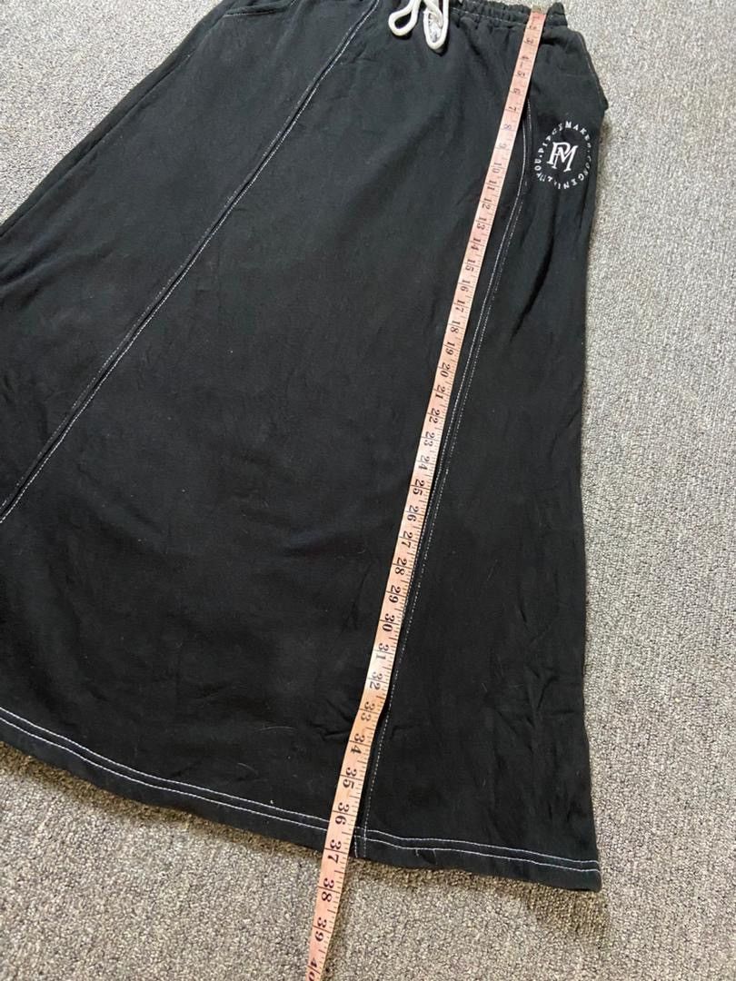 Japanese Brand Piecemaker Stitch Sweat Maxi Skirt (182) Size 23" - 9 Thumbnail