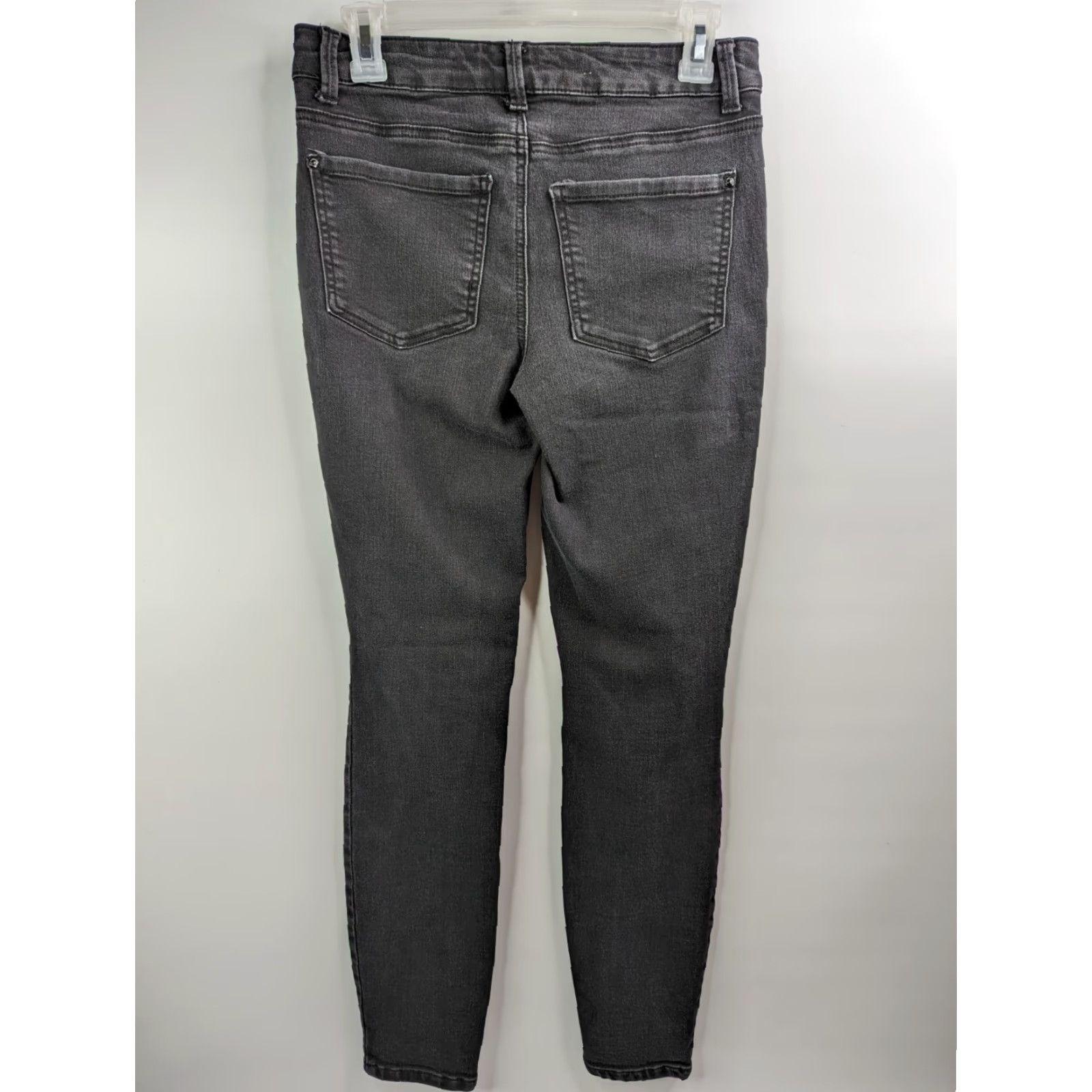 Vintage Maurices Everflex High Rise Skinny Jeans Black Wash Stretch Denim Size 4 Reg Size 27" / US 4 / IT 40 - 5 Thumbnail