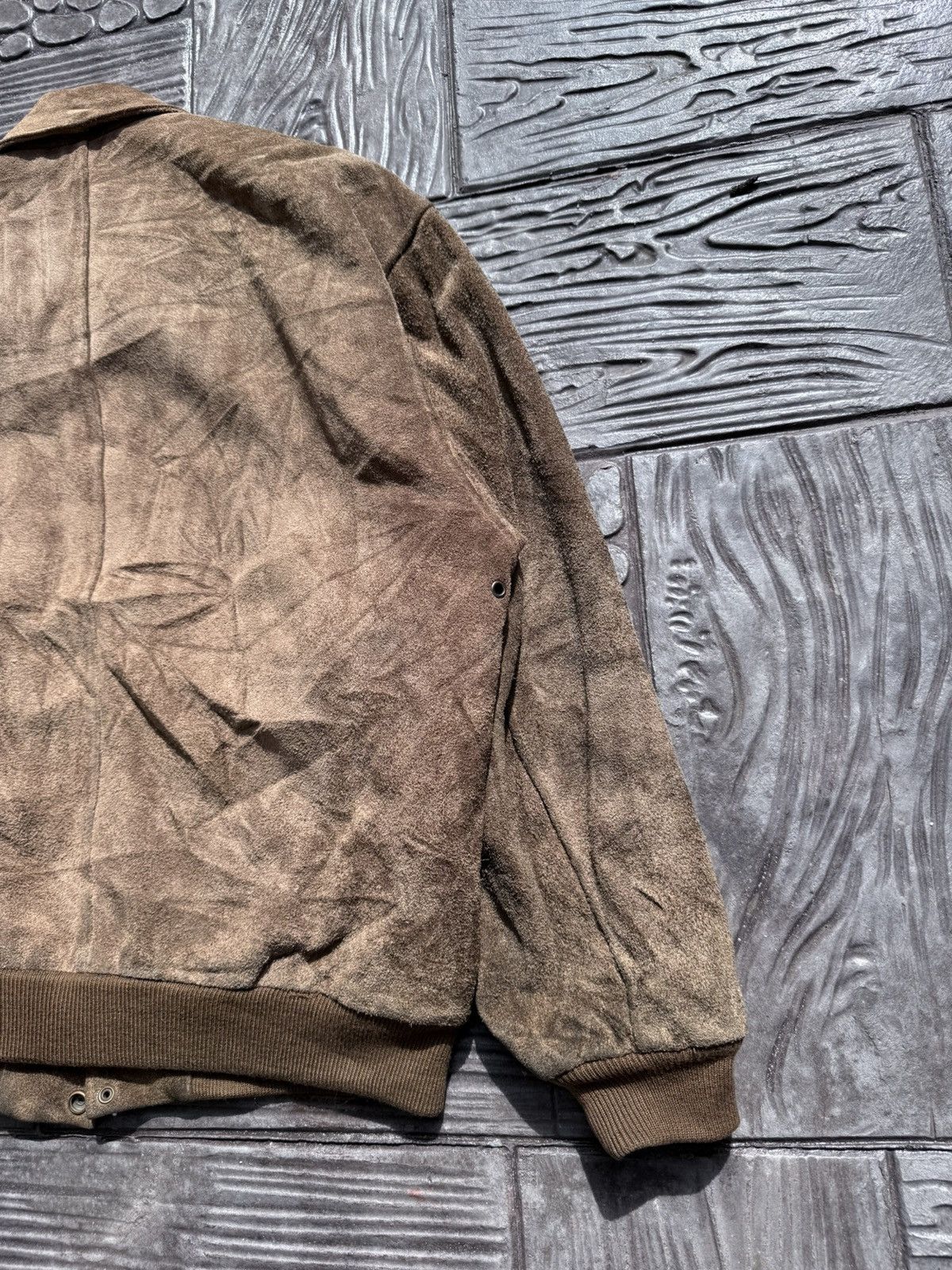Japanese Brand Vintage 90s Leather Suede Jacket Schott Style Size US L / EU 52-54 / 3 - 17 Thumbnail