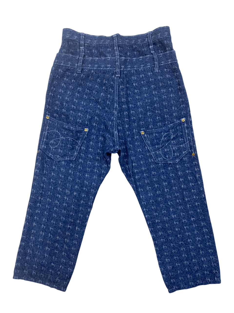 Issey Miyake Double Waist Issey Miyake Mercibeaucoup Cropped Tweed Pants Size US 33 - 2 Thumbnail