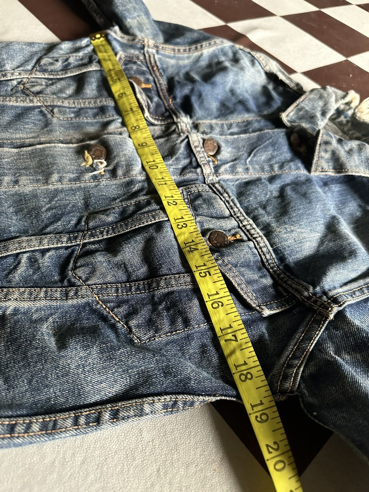 Sears Vintage 70s Sears selvedge rusty wash denim jacket Size US S / EU 44-46 / 1 - 10 Thumbnail