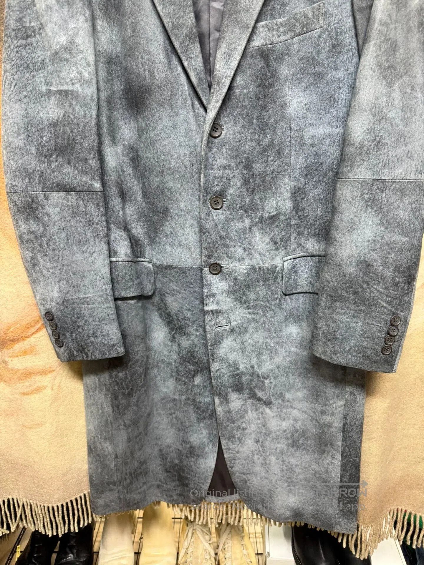 Issey Miyake issey miyake men early frost leather coat. Size US M / EU 48-50 / 2 - 2 Thumbnail
