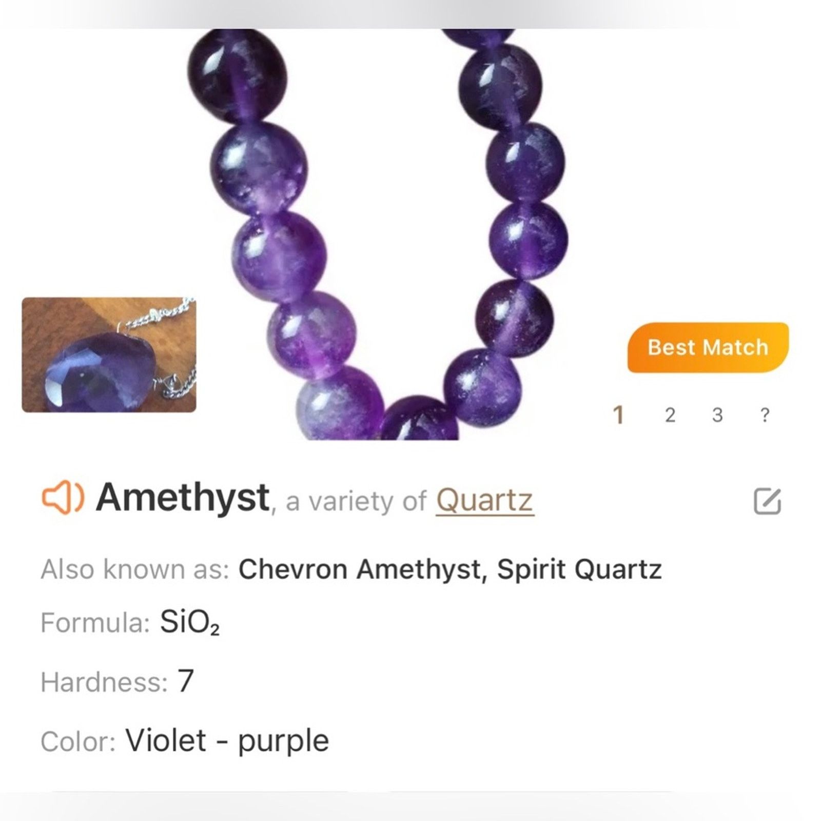 Vintage Vintage double strand genuine amethyst quartz necklace Size ONE SIZE - 10 Thumbnail