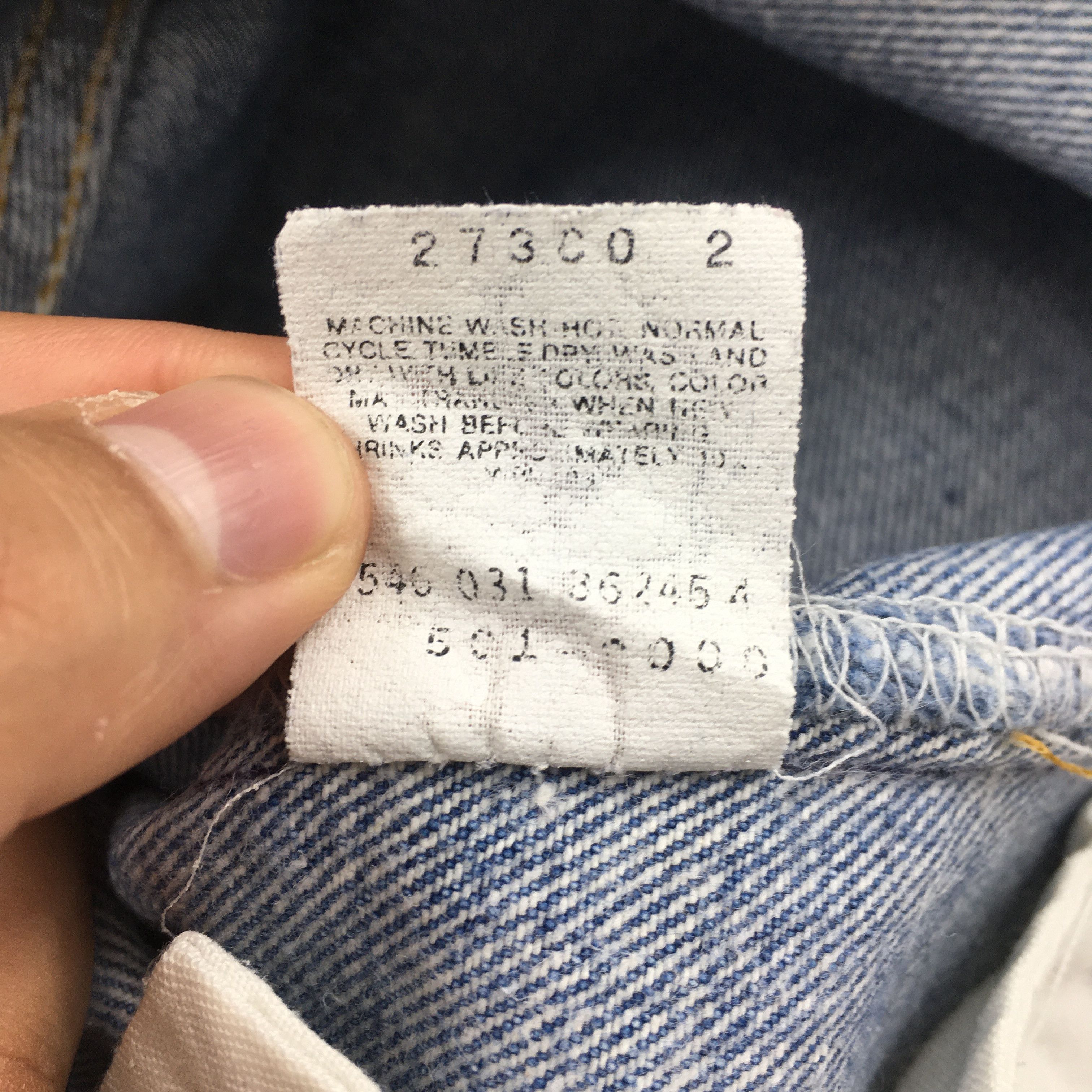 Levi's Size 28x27.5 Vintage 80s Levi's 501 Faded Blue Jeans S147 Size US 28 / EU 44 - 14 Thumbnail