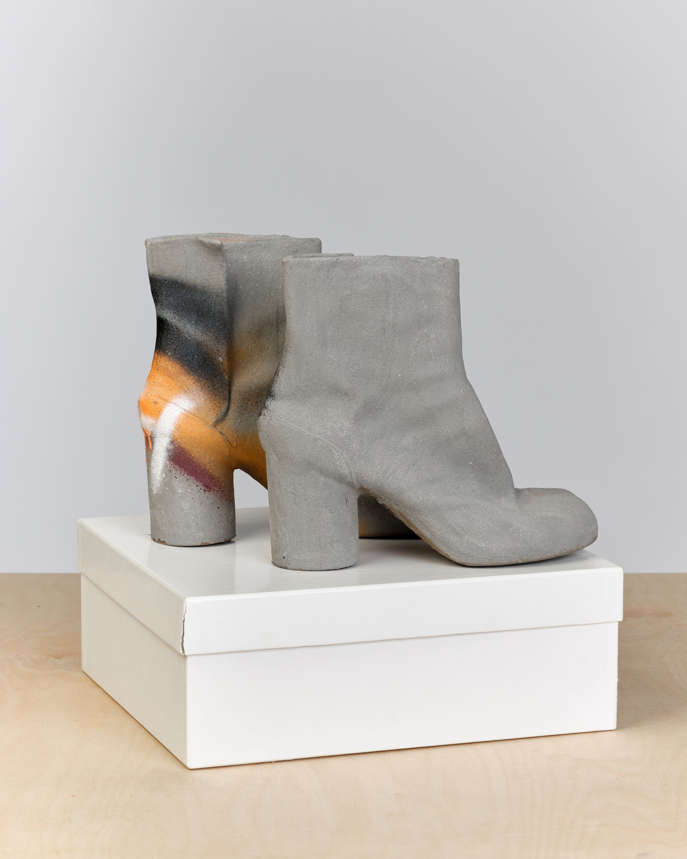Maison Margiela Limited Edition Graffity Cement Tabi Size US 8 / IT 38 - 4 Thumbnail