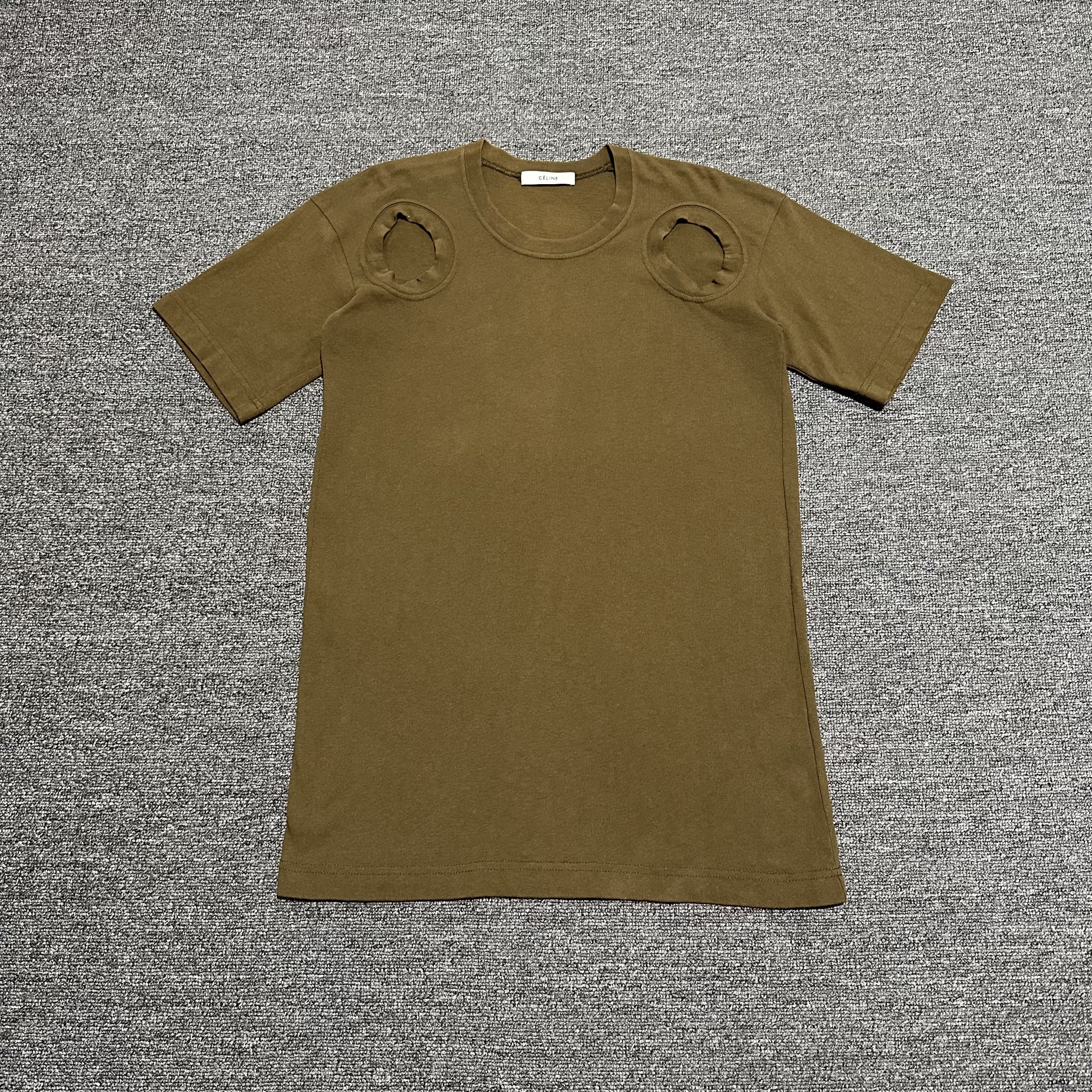 Celine Celine Cut Out SS17 Tee Size US S / EU 44-46 / 1 - 1 Thumbnail