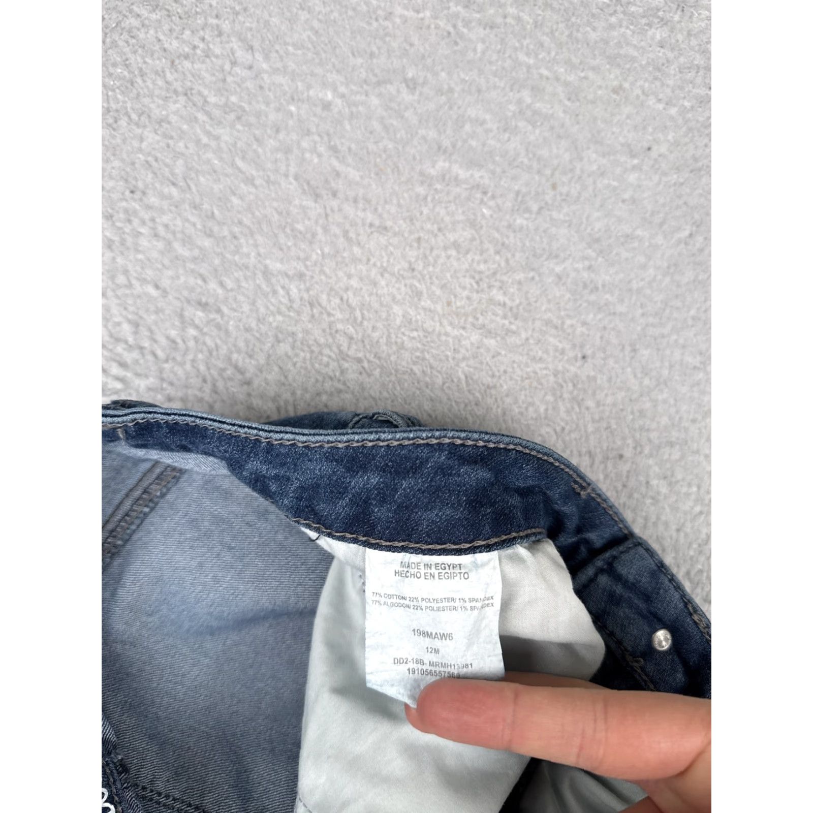 Lee Lee Capri Jeans Womens 12 Regular Blue Med Wash Mid Rise Stretch Denim 32x20 Size 34" / US 12 / IT 48 - 7 Thumbnail