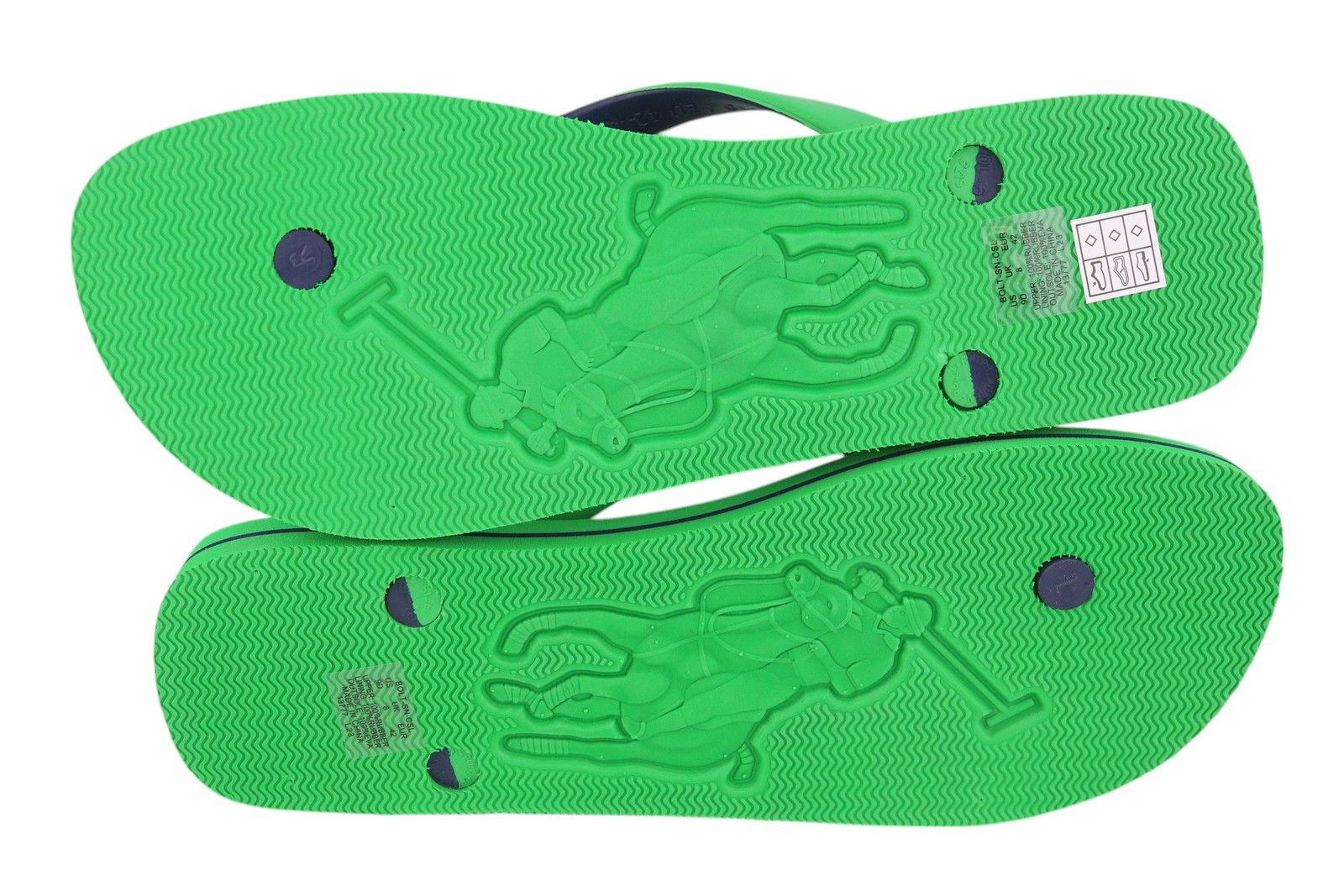 Polo Ralph Lauren BOLT-SN-CSL EU42/43 Green Flip Flops Shoes 84643 Size US 9 / EU 42 - 6 Thumbnail