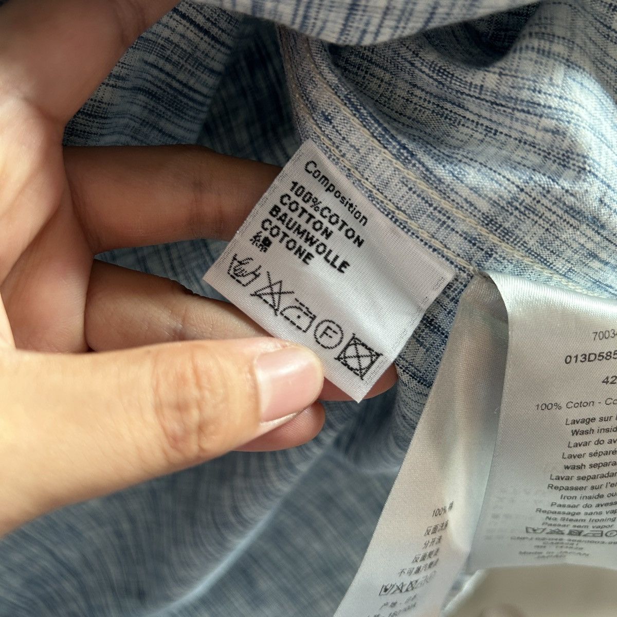 Dior Dior oblique shirt Size US L / EU 52-54 / 3 - 7 Thumbnail