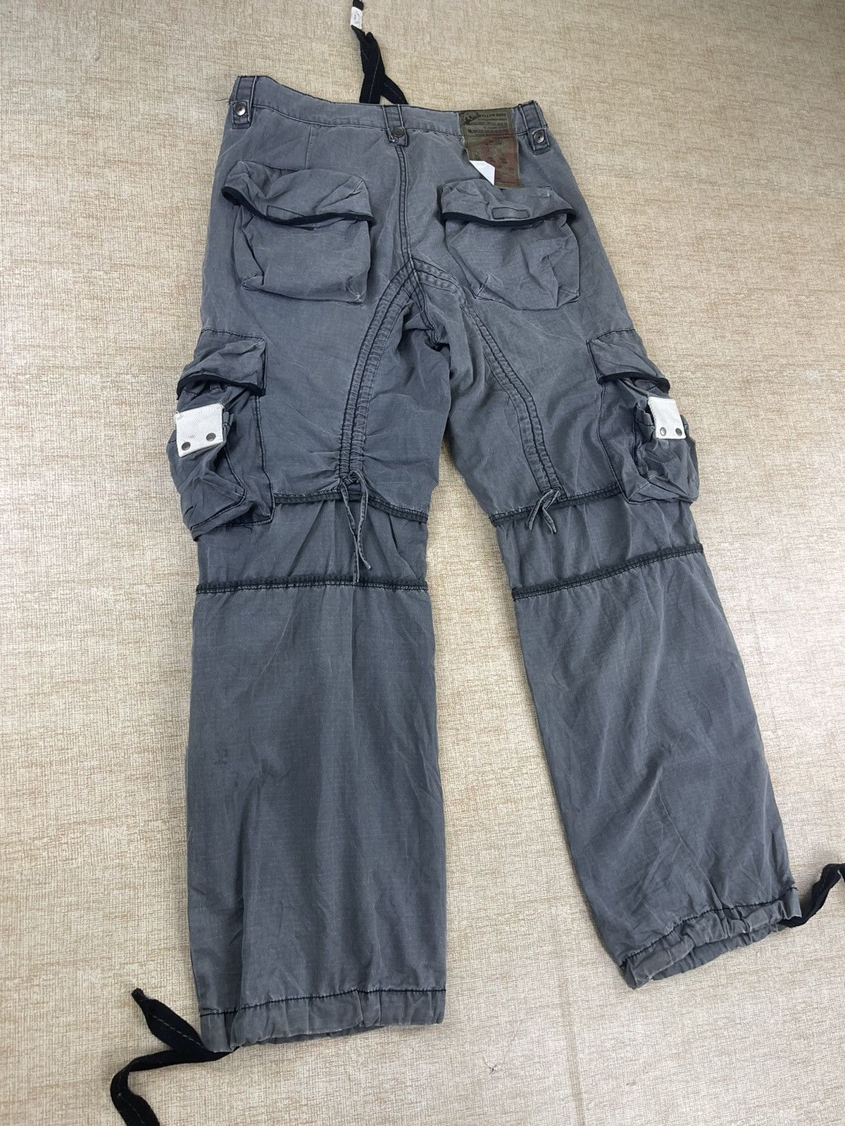 Vintage PPFM Yellow Riot Punks! Bondage Multipocket Pants
