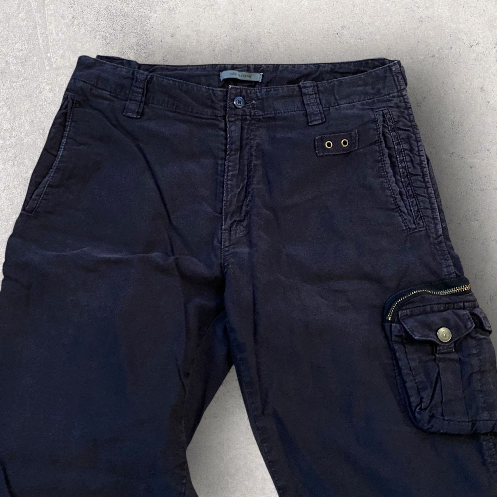 John Varvatos John Varvatos Flight Cargo Canvas Pants Army Grunge Punk Size US 31 - 3 Thumbnail