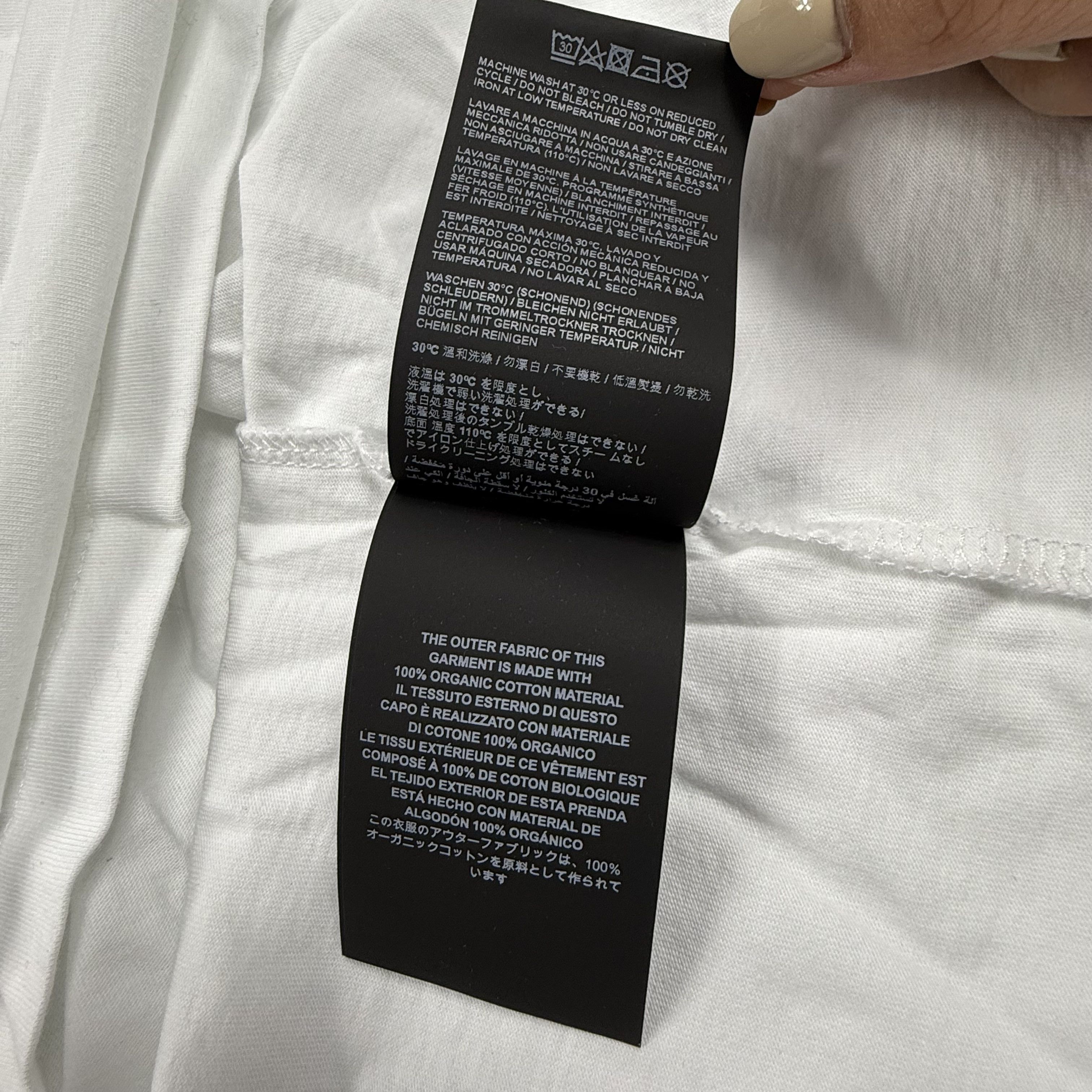 Marcelo Burlon Marcelo Burlon County of Milan BZRP Pixel White T-Shirt Size US L / EU 52-54 / 3 - 6 Thumbnail