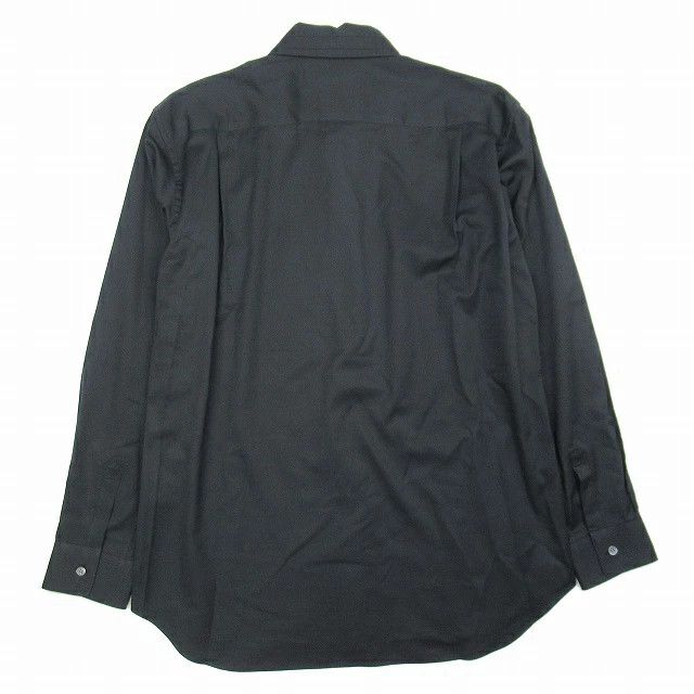 Comme des Garcons SHIRT Shirt Notched collar Long sleeves button cotton Black Size US M / EU 48-50 / 2 - 2 Thumbnail