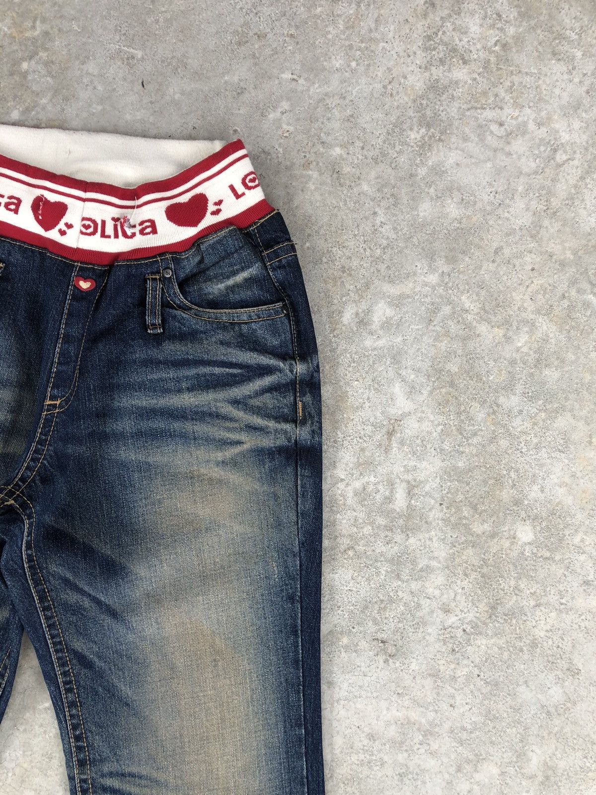 Japanese Brand Yoshitomo Nara Lolita Love Distressed Jeans Size US 32 / EU 48 - 4 Thumbnail